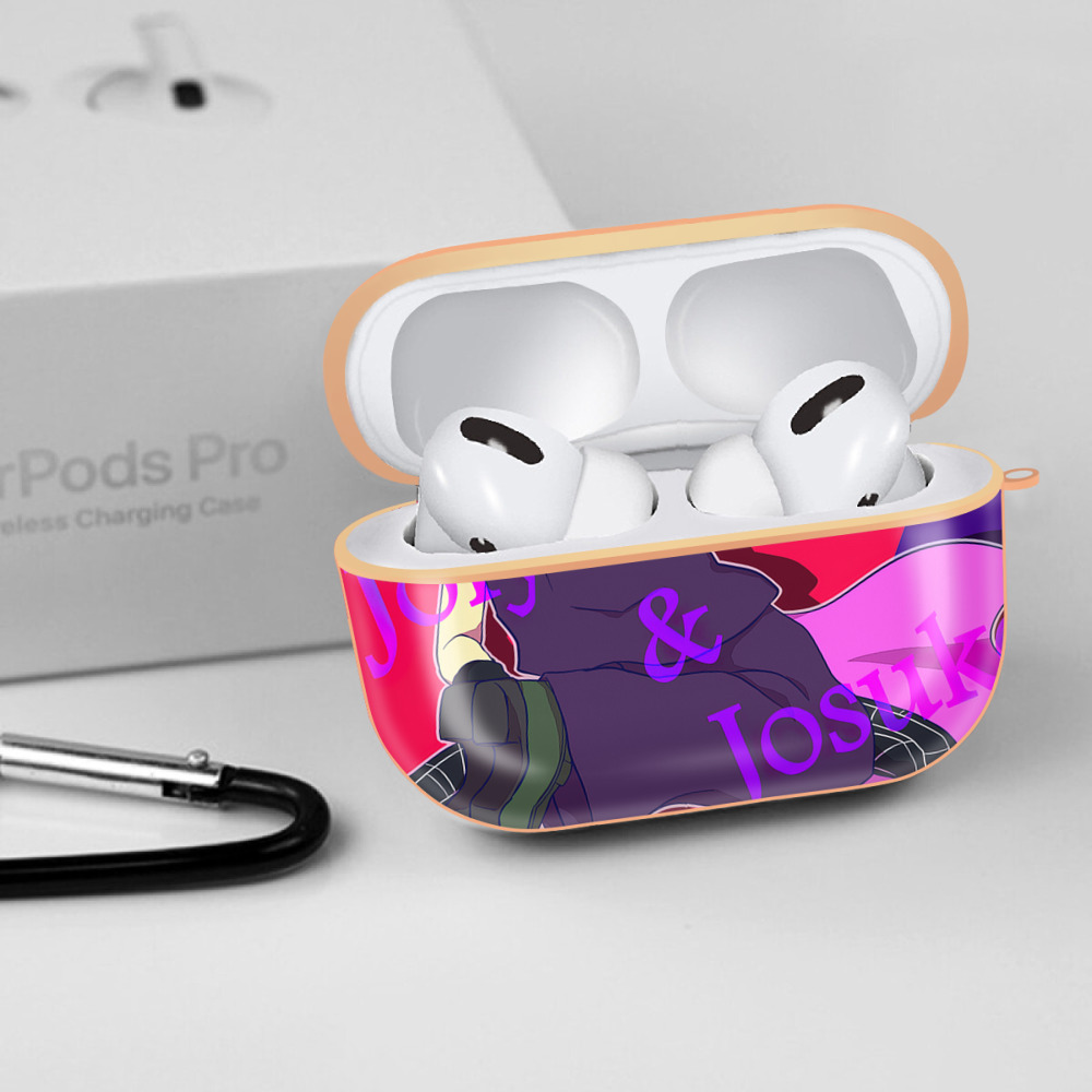 ジョジョの奇妙な冒険 JoJo's Bizarre Adventure 【AirPods Pro用】ハードシェル保護ケース｜耐衝撃・防指紋・カラビナ付き商品仕様