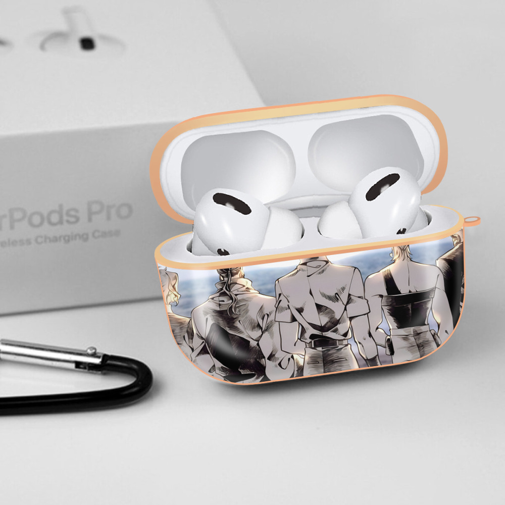 ジョジョの奇妙な冒険 JoJo's Bizarre Adventure 【AirPods Pro用】ハードシェル保護ケース｜耐衝撃・防指紋・カラビナ付き商品仕様