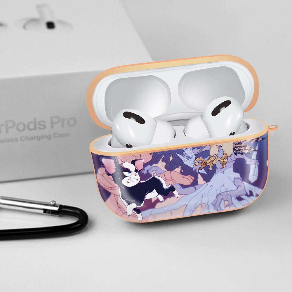 ジョジョの奇妙な冒険 JoJo's Bizarre Adventure 【AirPods Pro用】ハードシェル保護ケース｜耐衝撃・防指紋・カラビナ付き商品仕様