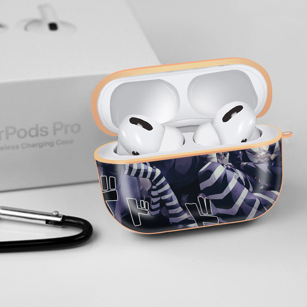 ジョジョの奇妙な冒険 JoJo's Bizarre Adventure 【AirPods Pro用】ハードシェル保護ケース｜耐衝撃・防指紋・カラビナ付き商品仕様