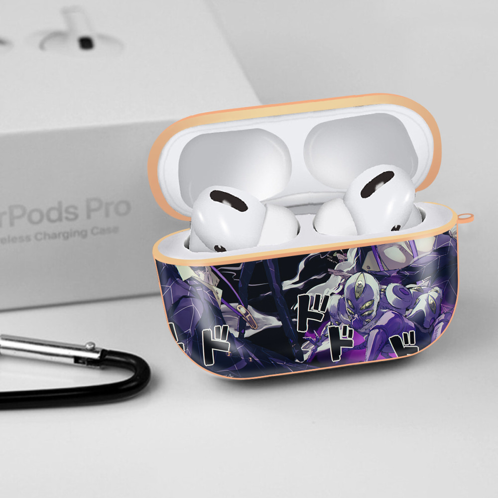 ジョジョの奇妙な冒険 JoJo's Bizarre Adventure 【AirPods Pro用】ハードシェル保護ケース｜耐衝撃・防指紋・カラビナ付き商品仕様