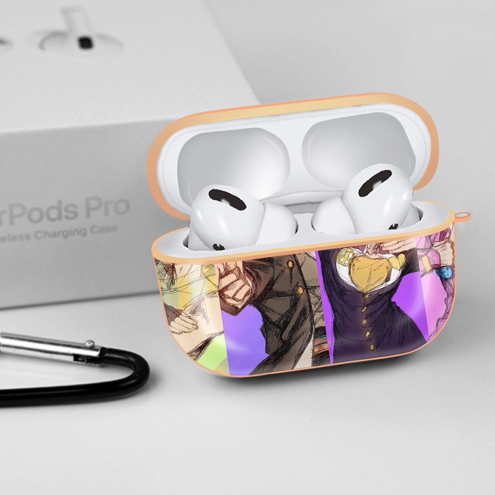 ジョジョの奇妙な冒険 JoJo's Bizarre Adventure 【AirPods Pro用】ハードシェル保護ケース｜耐衝撃・防指紋・カラビナ付き商品仕様