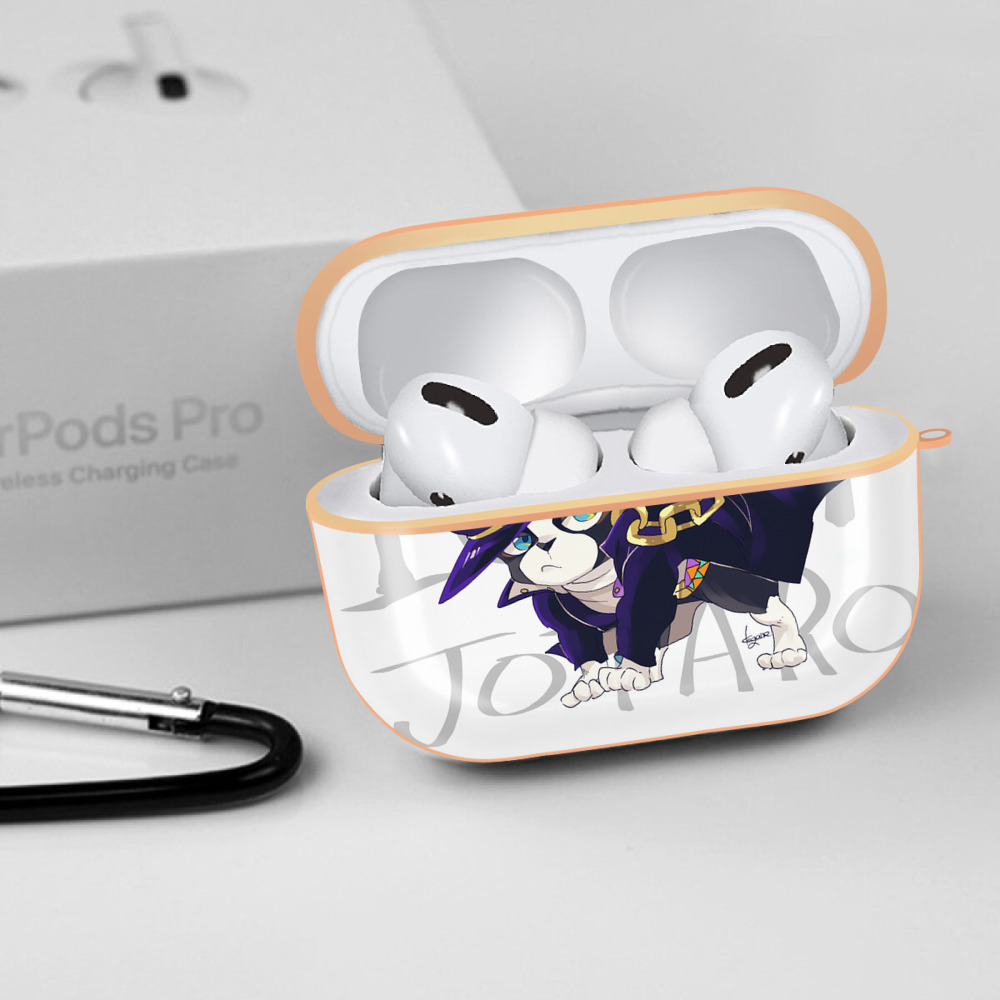 ジョジョの奇妙な冒険 JoJo's Bizarre Adventure 【AirPods Pro用】ハードシェル保護ケース｜耐衝撃・防指紋・カラビナ付き商品仕様