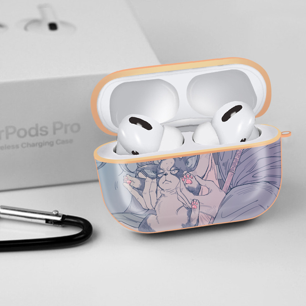 ジョジョの奇妙な冒険 JoJo's Bizarre Adventure 【AirPods Pro用】ハードシェル保護ケース｜耐衝撃・防指紋・カラビナ付き商品仕様