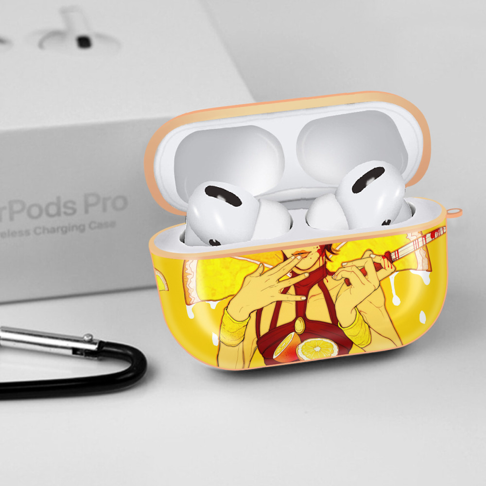 ジョジョの奇妙な冒険 JoJo's Bizarre Adventure 【AirPods Pro用】ハードシェル保護ケース｜耐衝撃・防指紋・カラビナ付き商品仕様