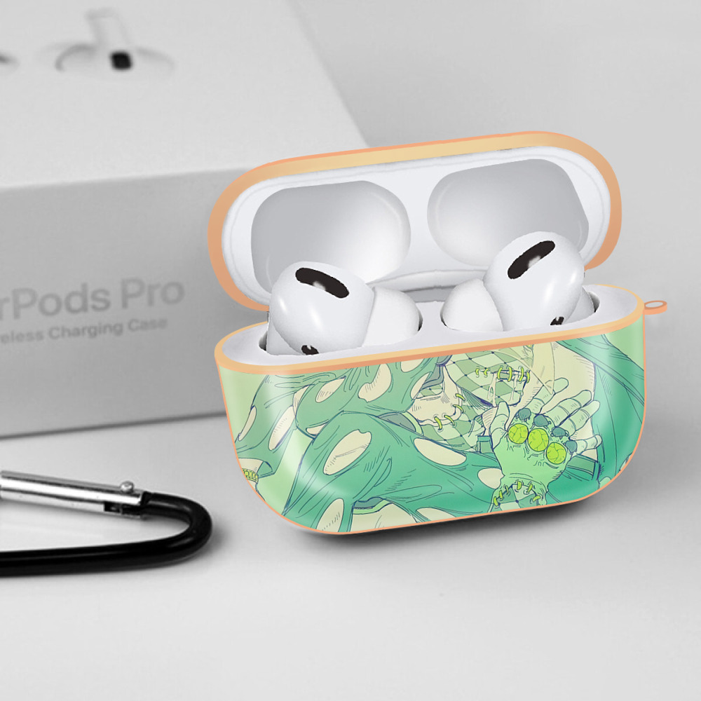 ジョジョの奇妙な冒険 JoJo's Bizarre Adventure 【AirPods Pro用】ハードシェル保護ケース｜耐衝撃・防指紋・カラビナ付き商品仕様
