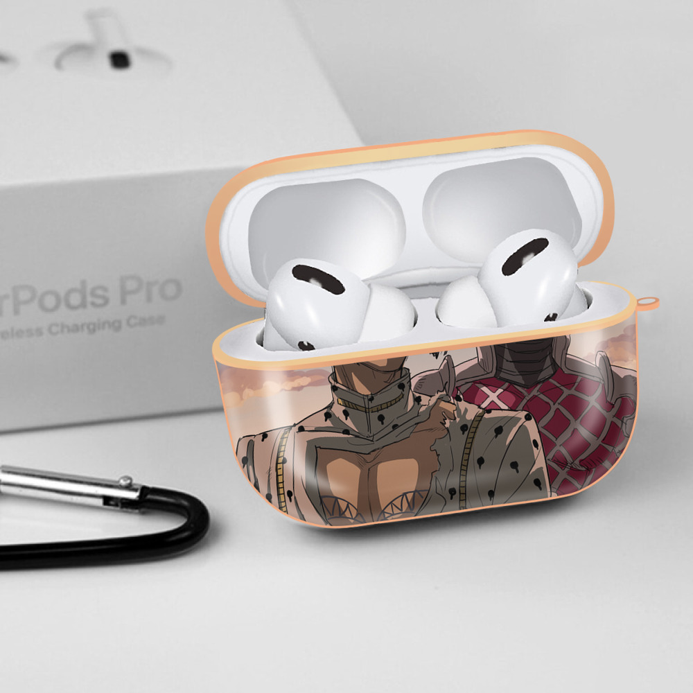 ジョジョの奇妙な冒険 JoJo's Bizarre Adventure 【AirPods Pro用】ハードシェル保護ケース｜耐衝撃・防指紋・カラビナ付き商品仕様