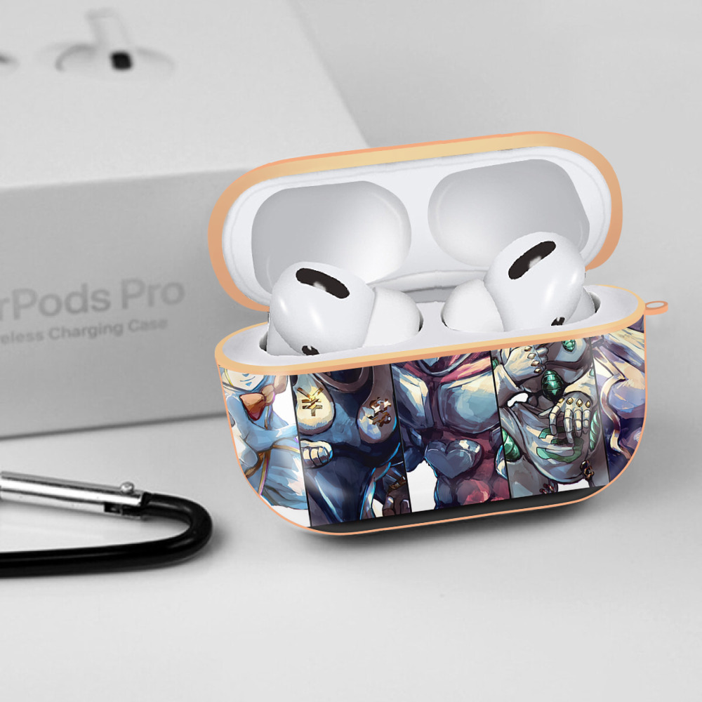 ジョジョの奇妙な冒険 JoJo's Bizarre Adventure 【AirPods Pro用】ハードシェル保護ケース｜耐衝撃・防指紋・カラビナ付き商品仕様