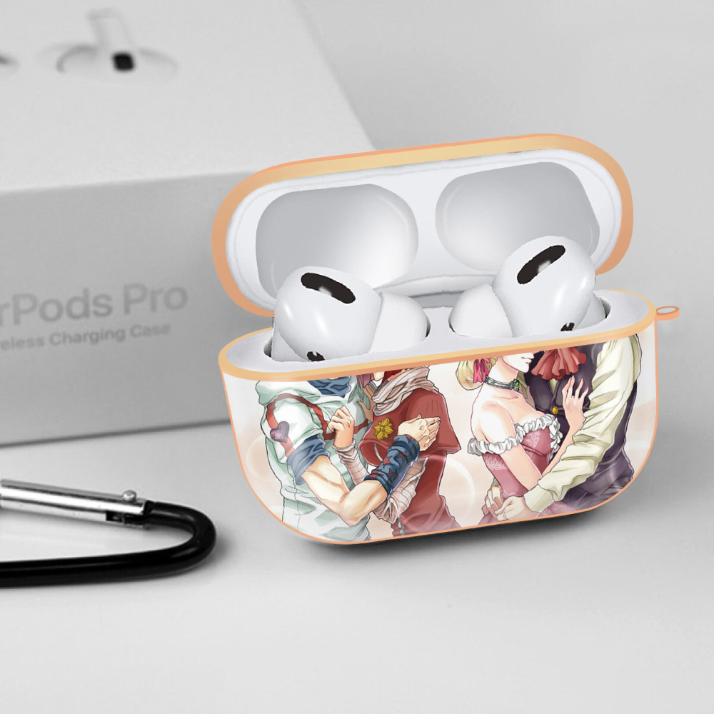ジョジョの奇妙な冒険 JoJo's Bizarre Adventure 【AirPods Pro用】ハードシェル保護ケース｜耐衝撃・防指紋・カラビナ付き商品仕様