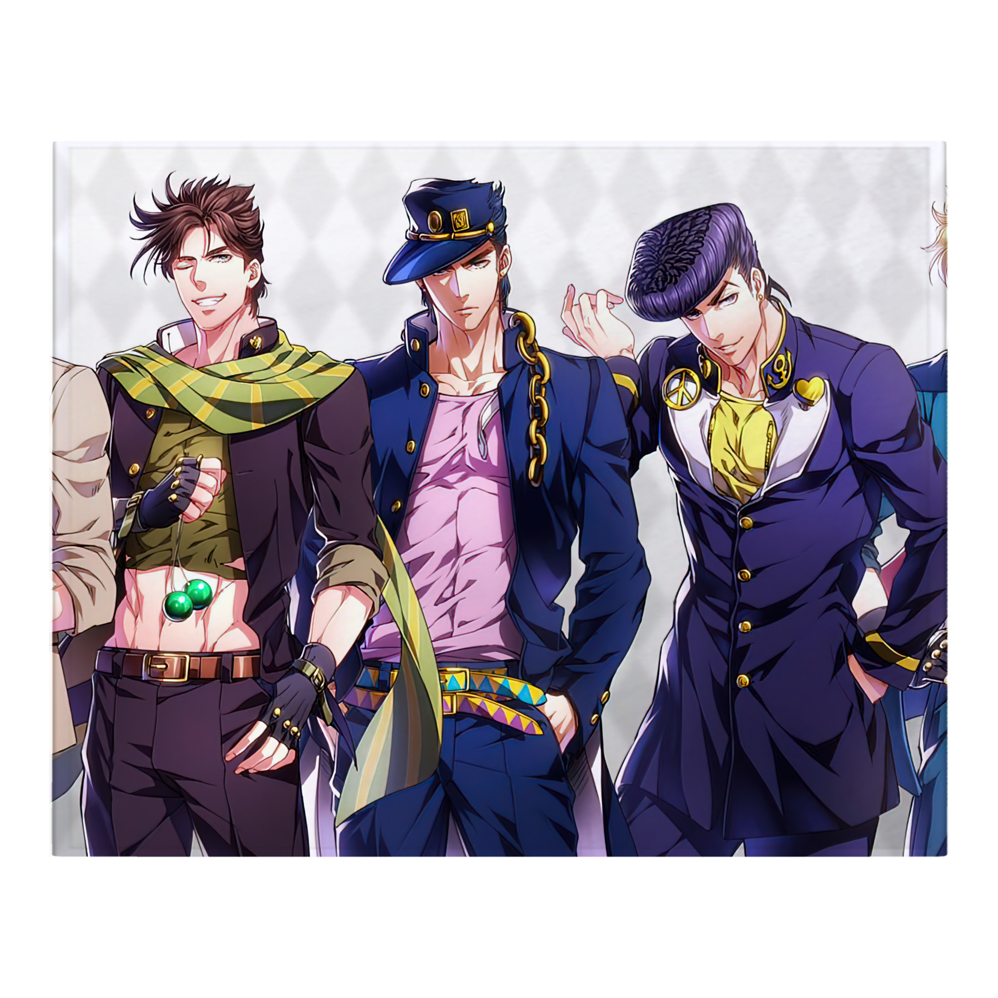 （画像用） ジョジョの奇妙な冒険 JoJo's Bizarre Adventure フランネルブランケット・多サイズ対応（横型）