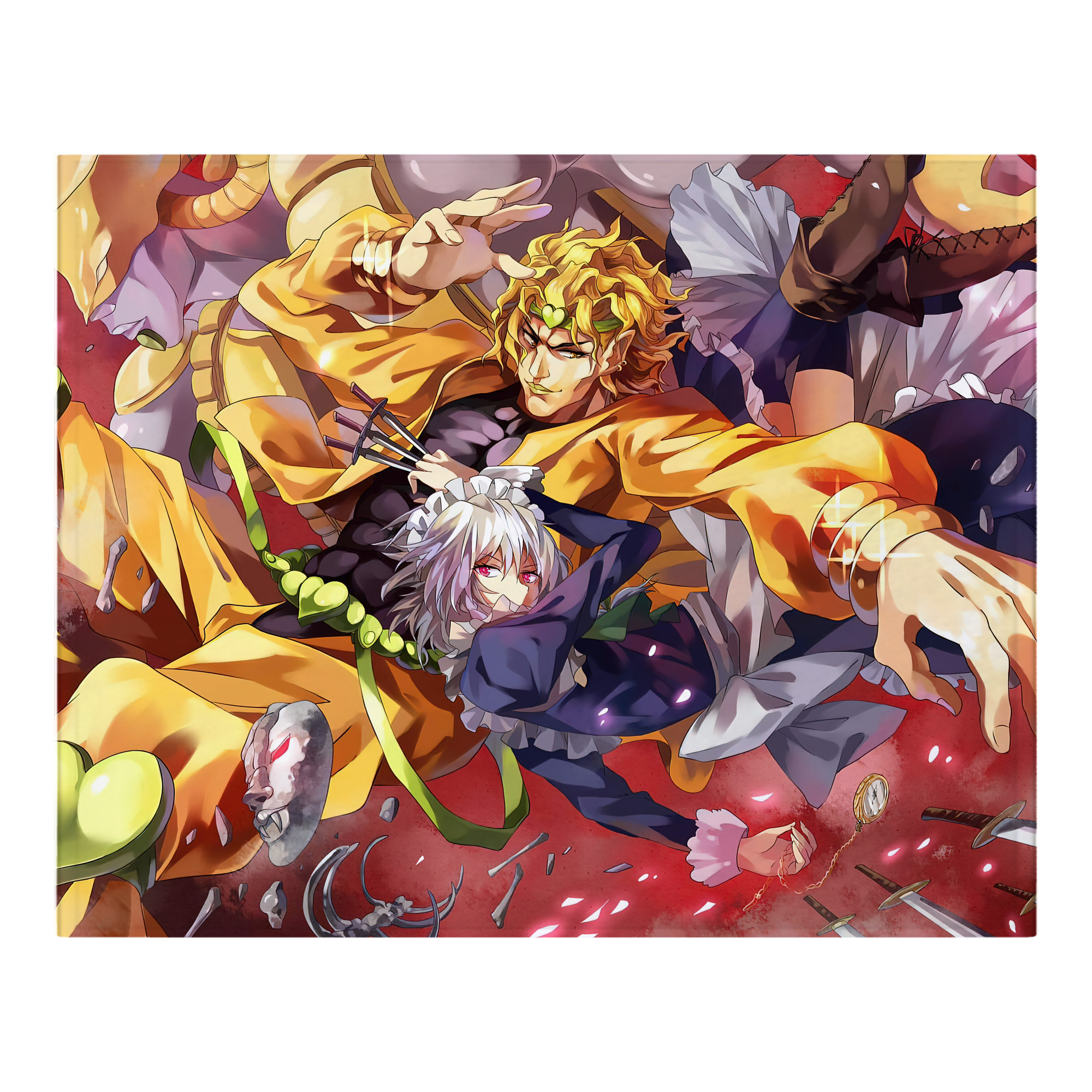 （画像用） ジョジョの奇妙な冒険 JoJo's Bizarre Adventure フランネルブランケット・多サイズ対応（横型）