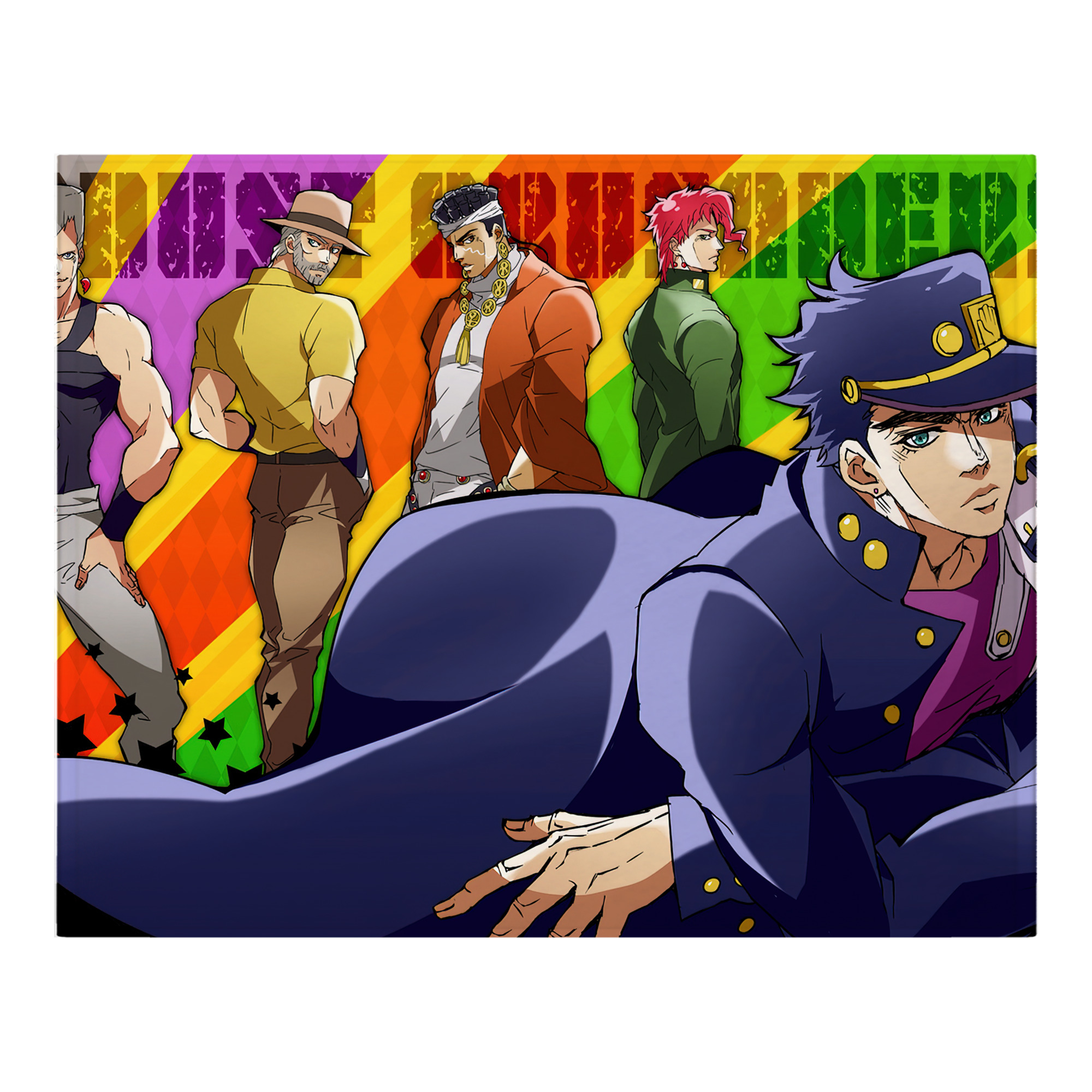 （画像用） ジョジョの奇妙な冒険 JoJo's Bizarre Adventure フランネルブランケット・多サイズ対応（横型）