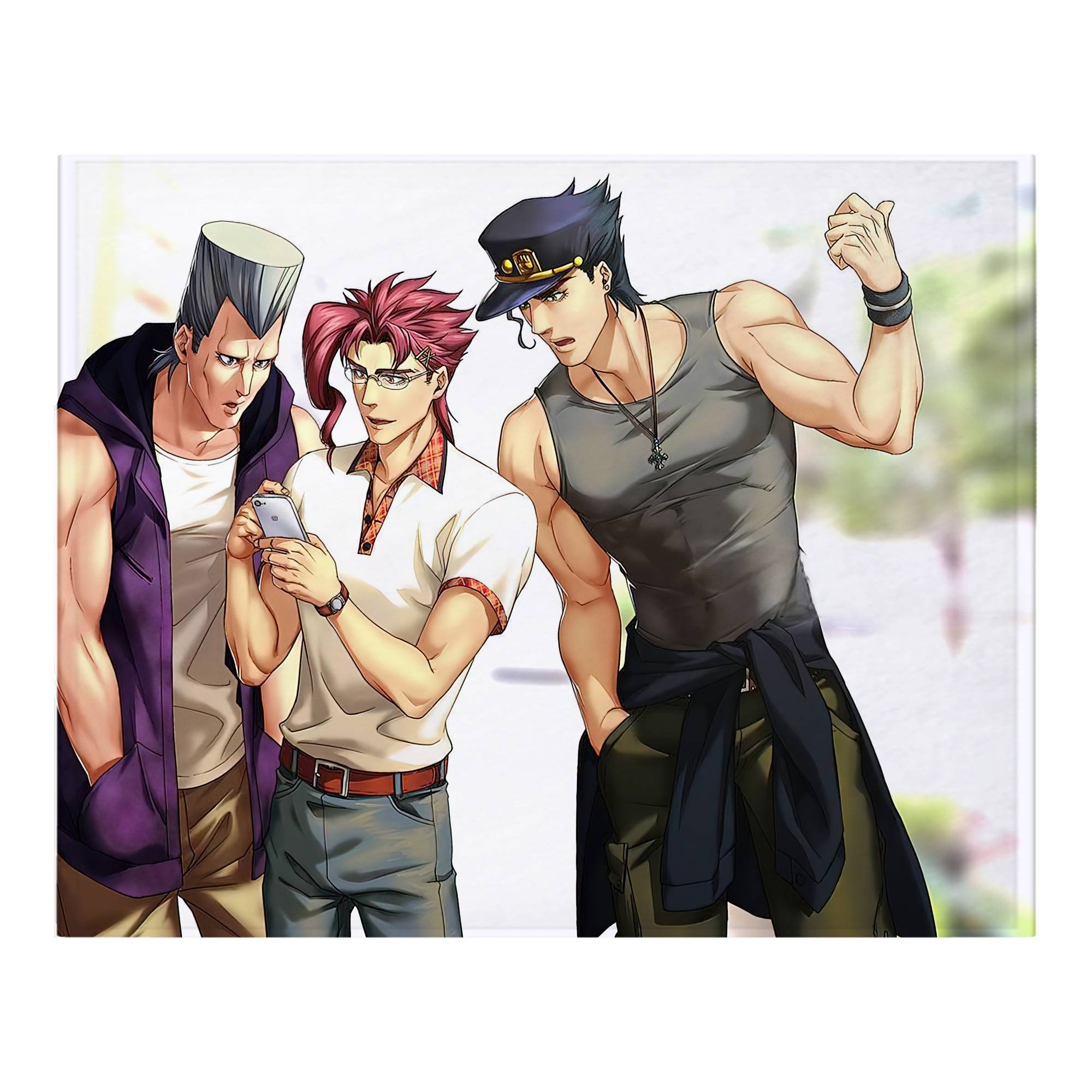 （画像用） ジョジョの奇妙な冒険 JoJo's Bizarre Adventure フランネルブランケット・多サイズ対応（横型）