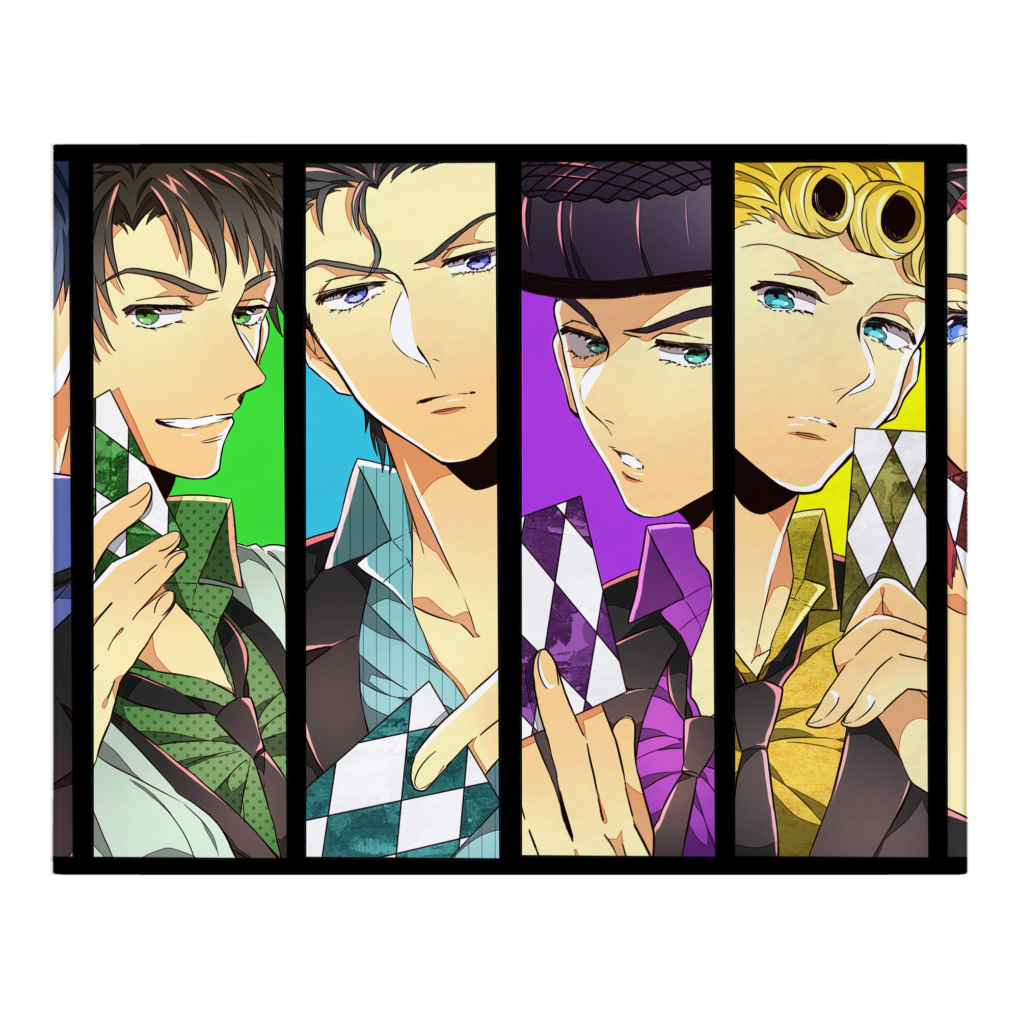 （画像用） ジョジョの奇妙な冒険 JoJo's Bizarre Adventure フランネルブランケット・多サイズ対応（横型）