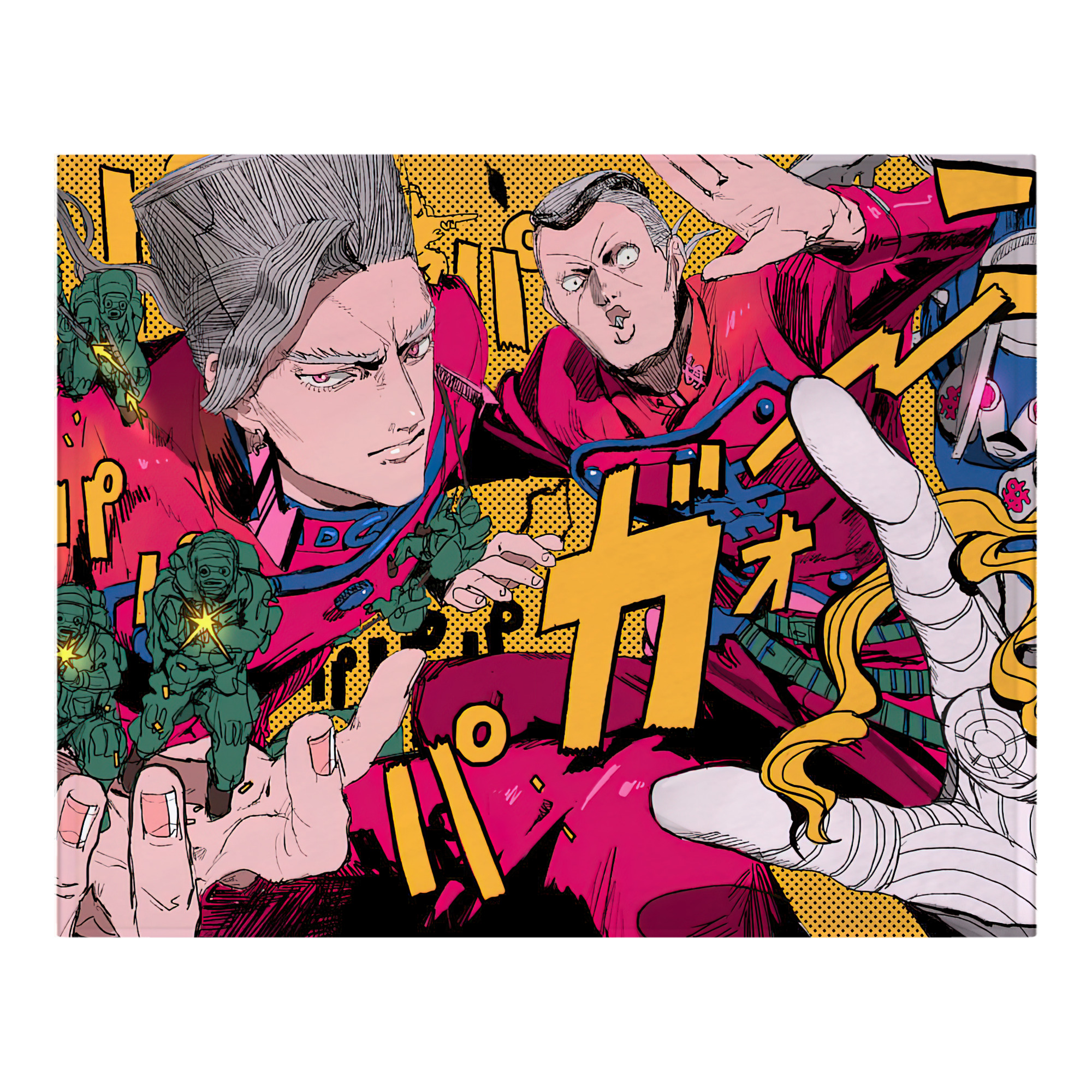 （画像用） ジョジョの奇妙な冒険 JoJo's Bizarre Adventure フランネルブランケット・多サイズ対応（横型）
