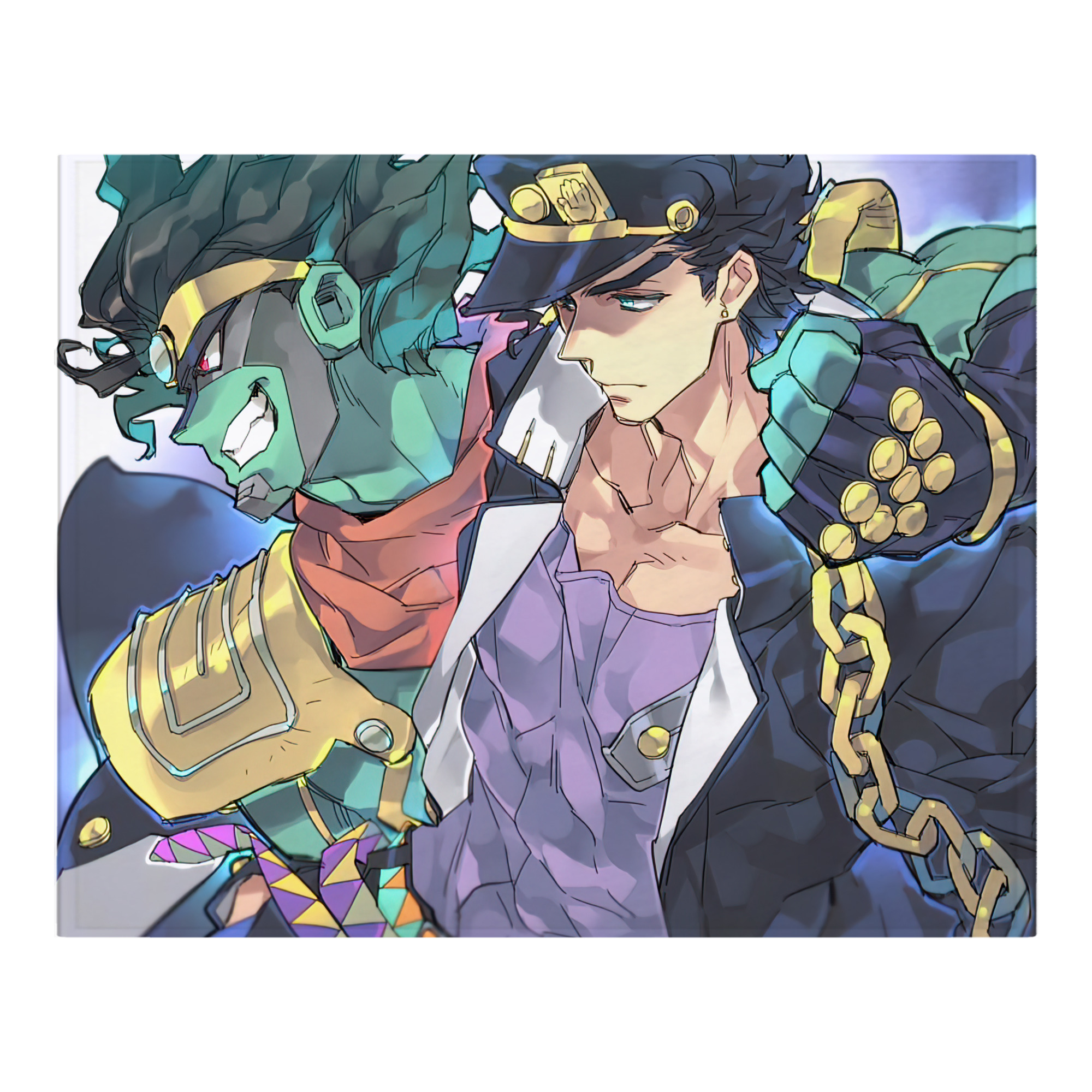 （画像用） ジョジョの奇妙な冒険 JoJo's Bizarre Adventure フランネルブランケット・多サイズ対応（横型）