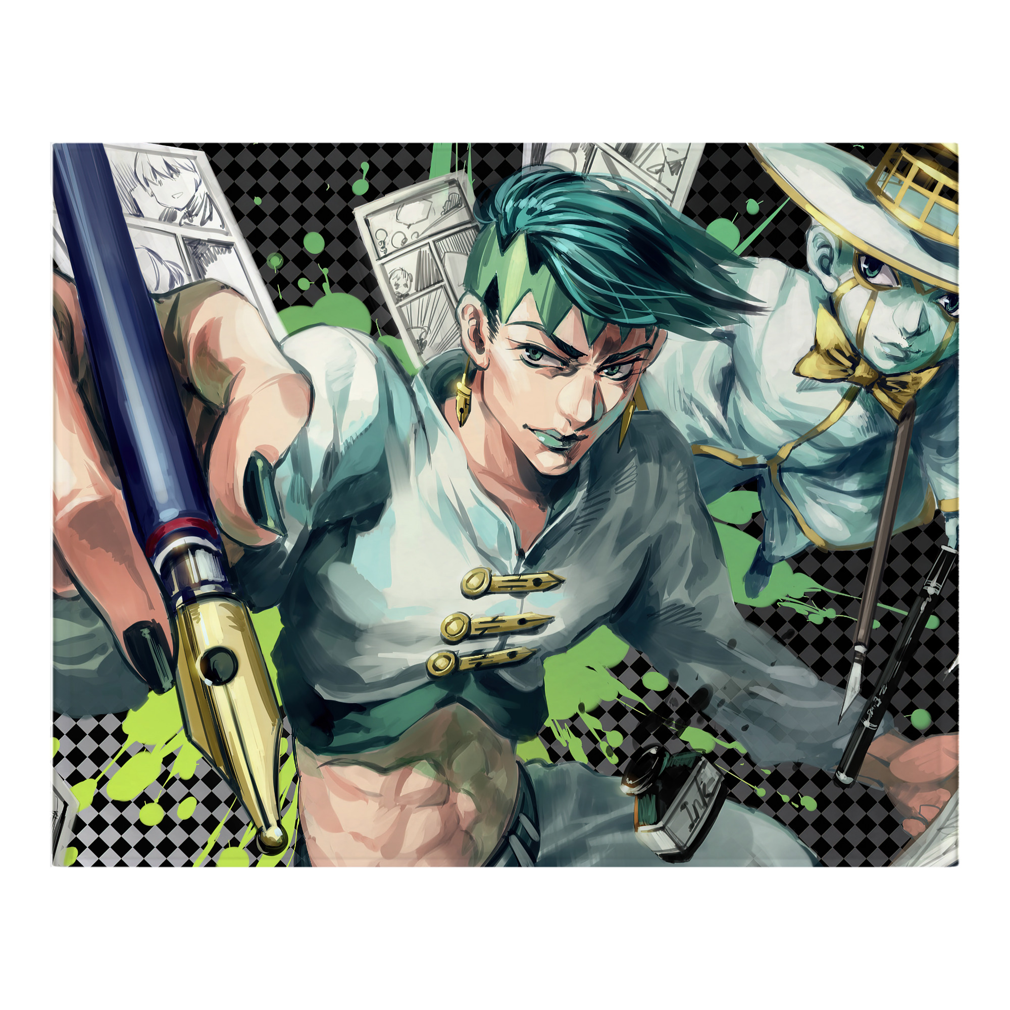 （画像用） ジョジョの奇妙な冒険 JoJo's Bizarre Adventure フランネルブランケット・多サイズ対応（横型）