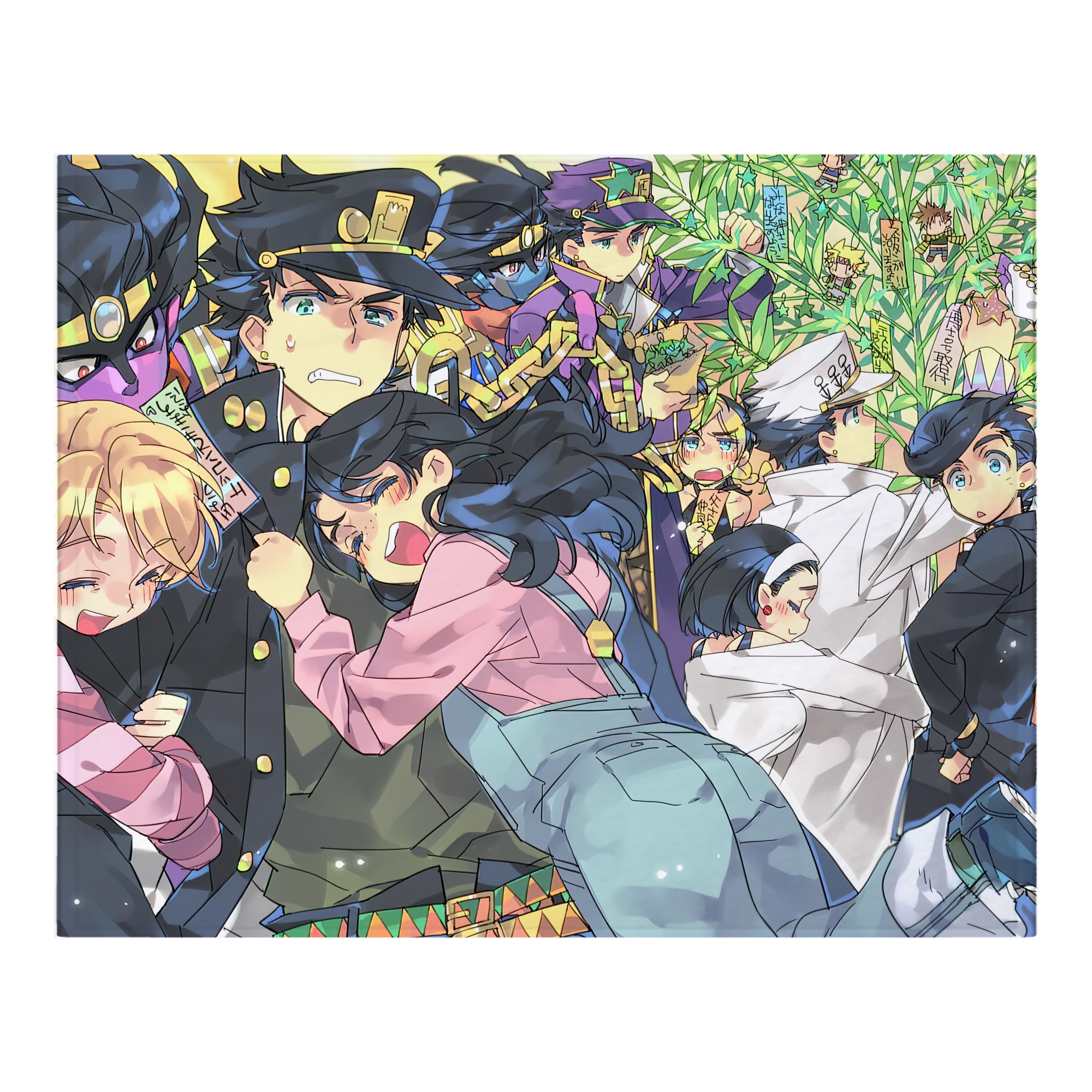 （画像用） ジョジョの奇妙な冒険 JoJo's Bizarre Adventure フランネルブランケット・多サイズ対応（横型）