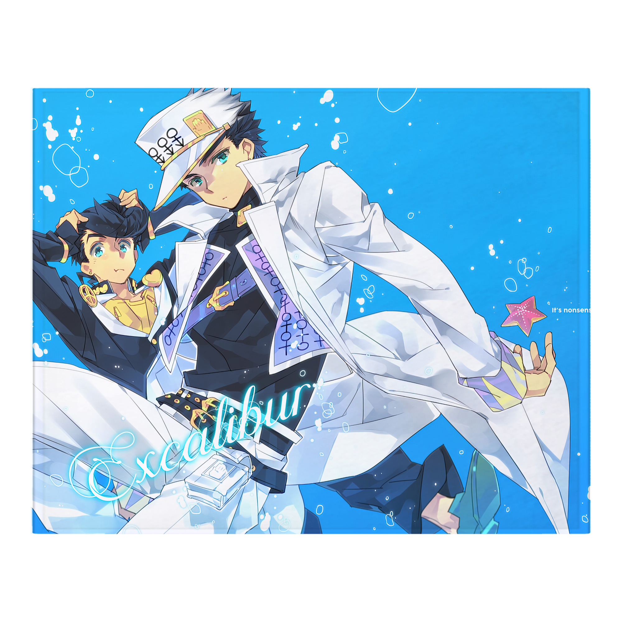 （画像用） ジョジョの奇妙な冒険 JoJo's Bizarre Adventure フランネルブランケット・多サイズ対応（横型）
