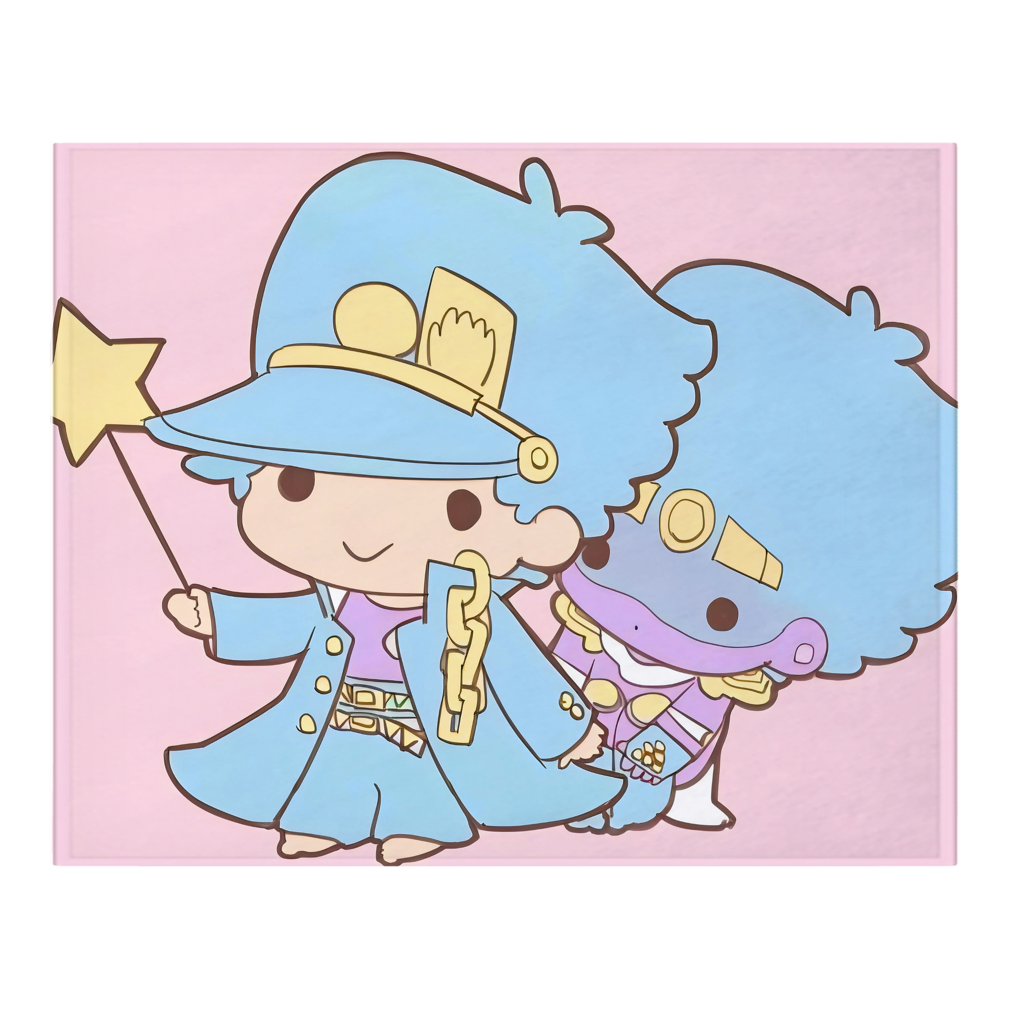（画像用） ジョジョの奇妙な冒険 JoJo's Bizarre Adventure フランネルブランケット・多サイズ対応（横型）