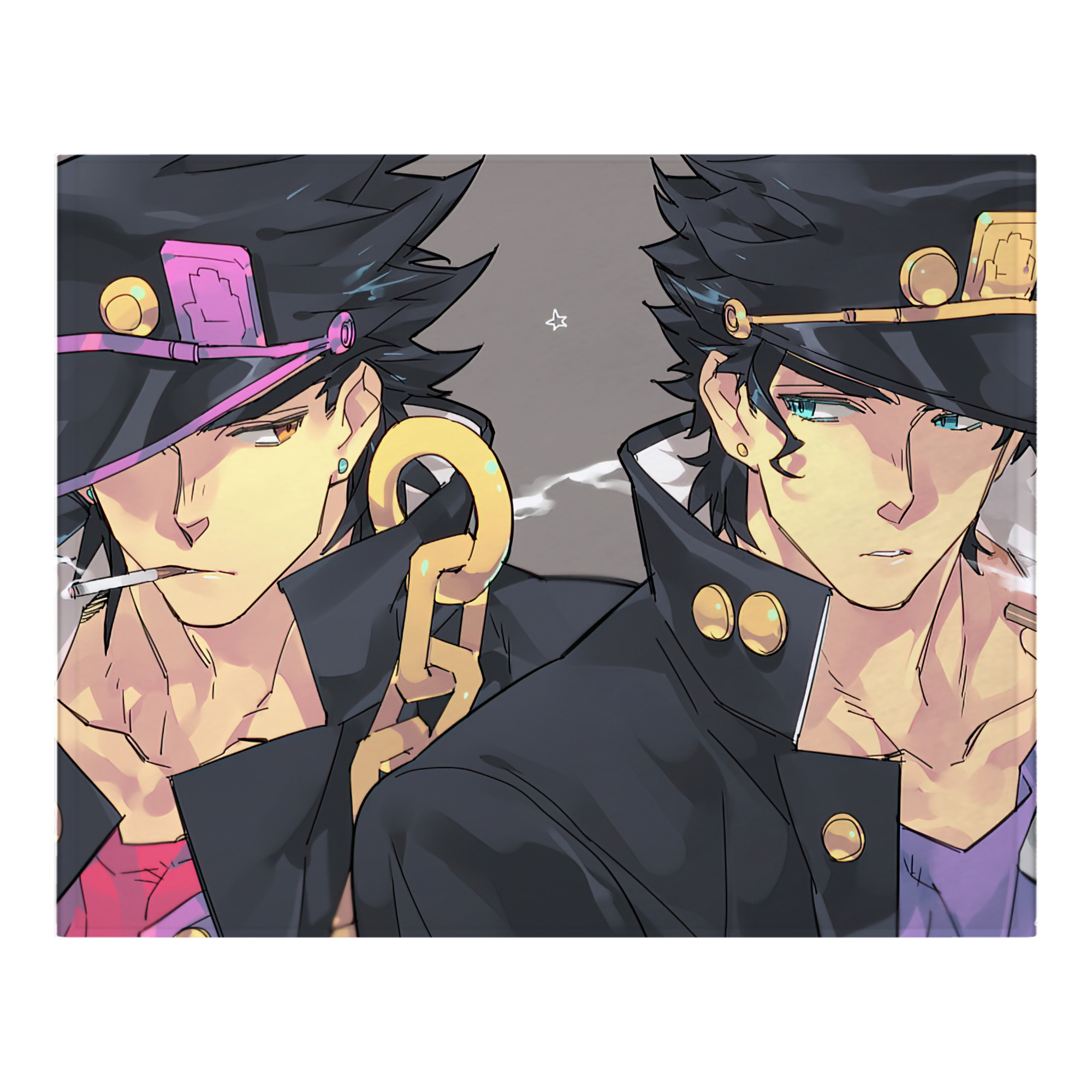 （画像用） ジョジョの奇妙な冒険 JoJo's Bizarre Adventure フランネルブランケット・多サイズ対応（横型）