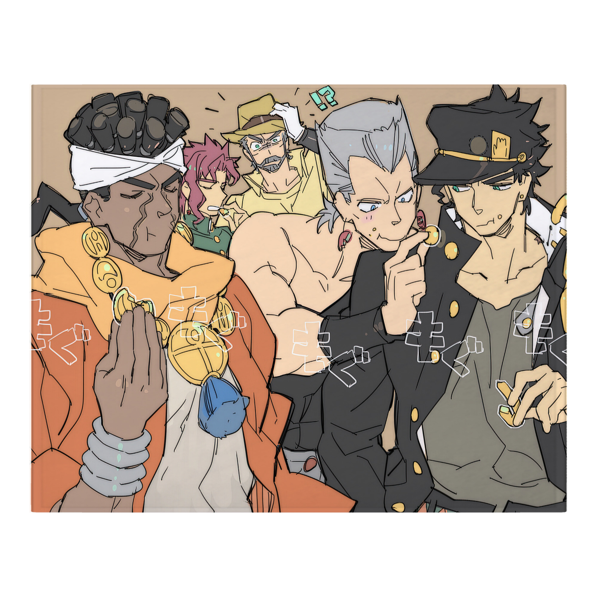 （画像用） ジョジョの奇妙な冒険 JoJo's Bizarre Adventure フランネルブランケット・多サイズ対応（横型）