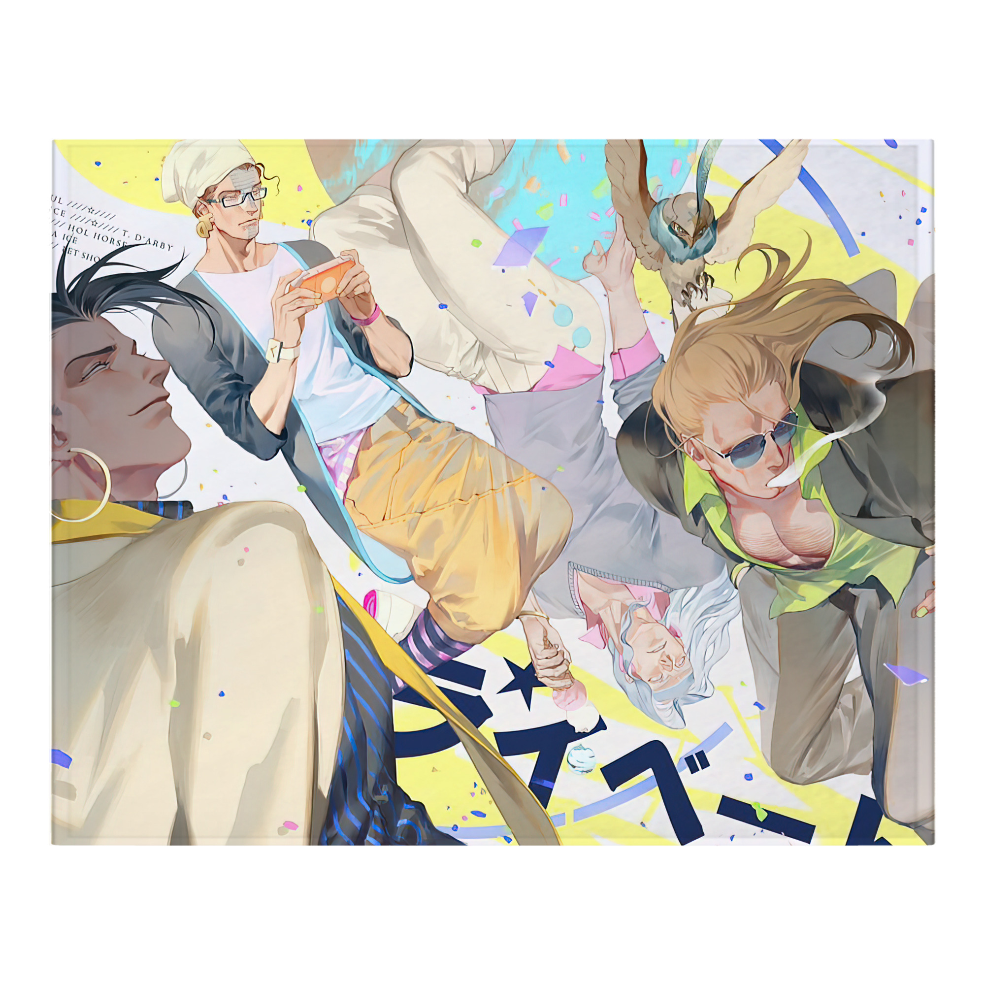 （画像用） ジョジョの奇妙な冒険 JoJo's Bizarre Adventure フランネルブランケット・多サイズ対応（横型）