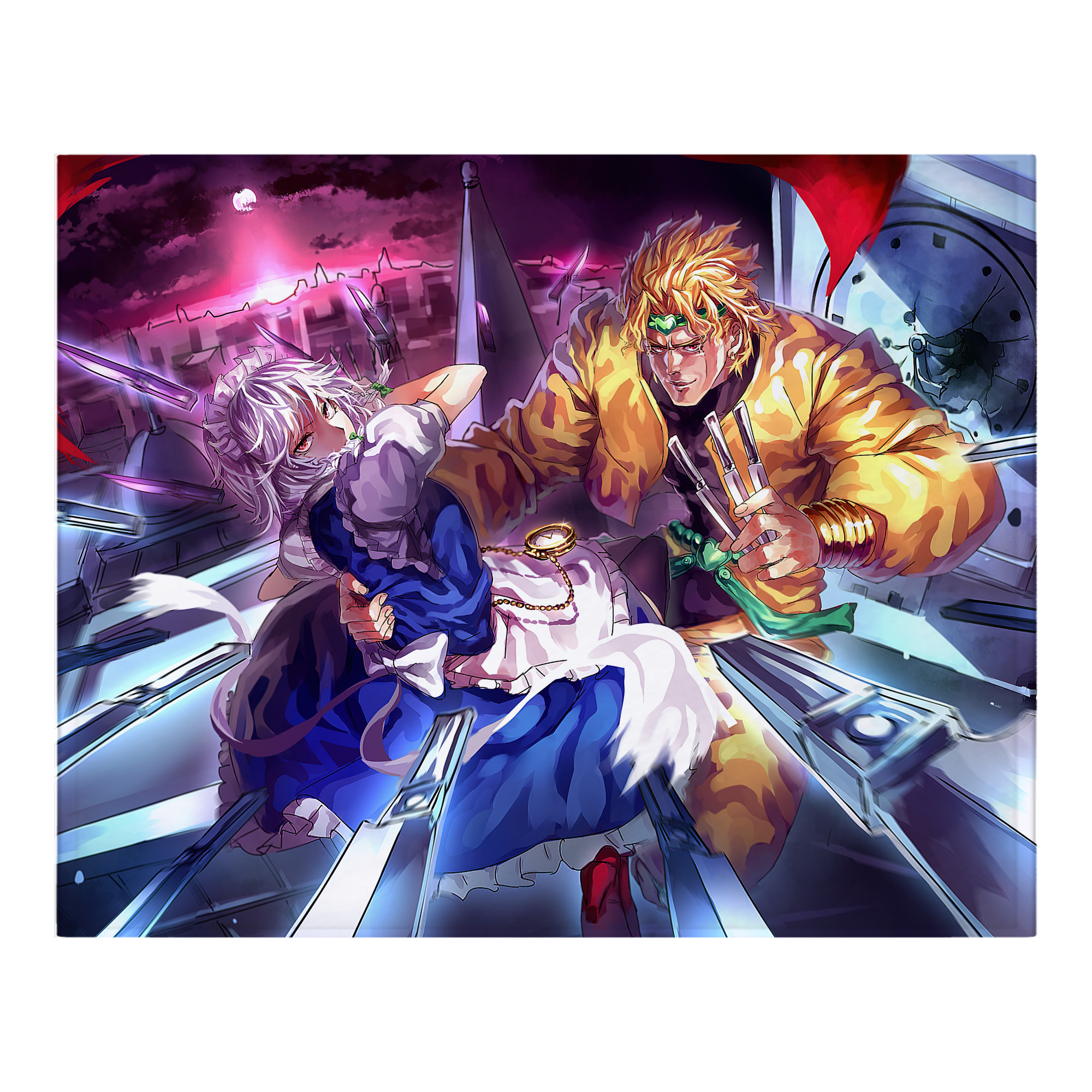 （画像用） ジョジョの奇妙な冒険 JoJo's Bizarre Adventure フランネルブランケット・多サイズ対応（横型）