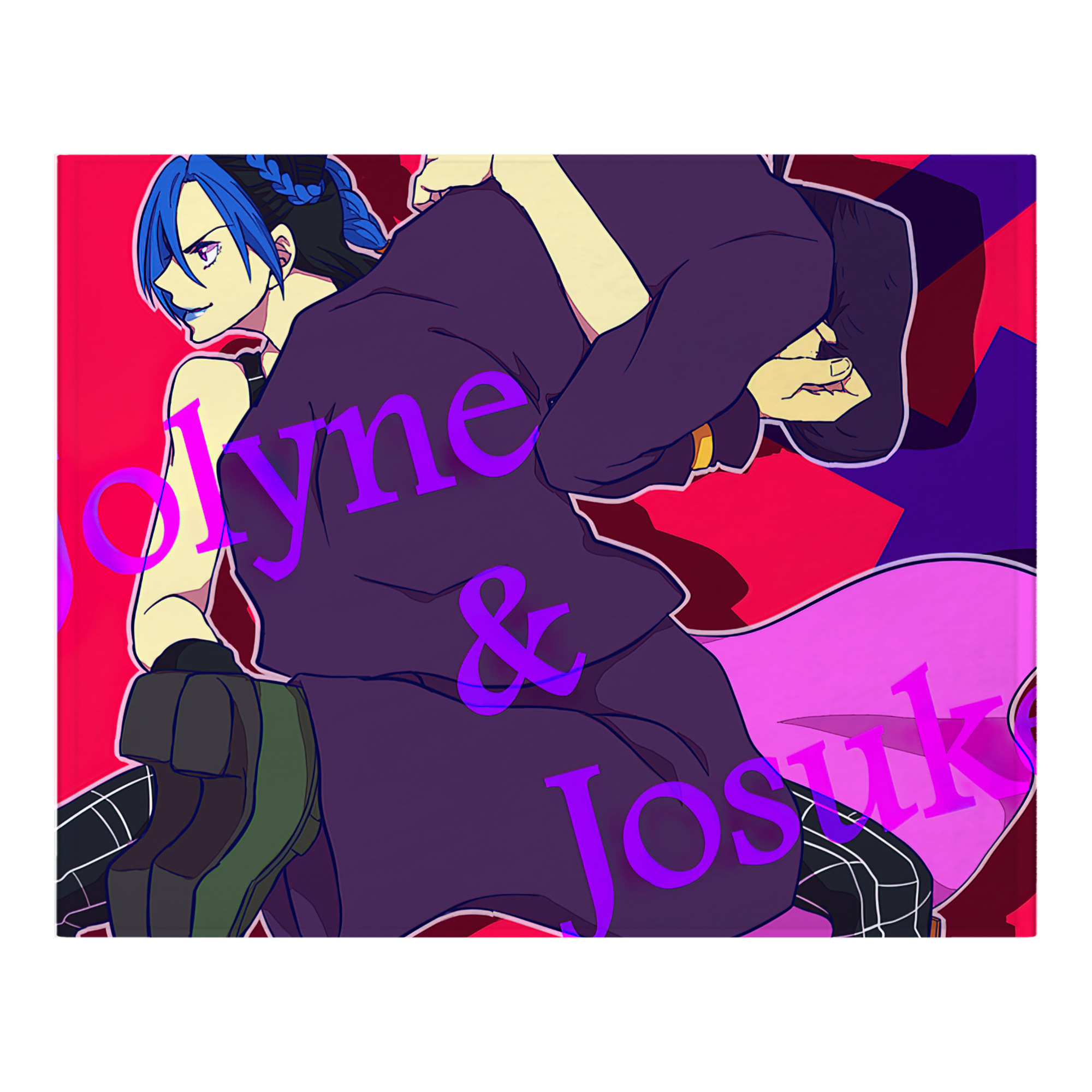（画像用） ジョジョの奇妙な冒険 JoJo's Bizarre Adventure フランネルブランケット・多サイズ対応（横型）