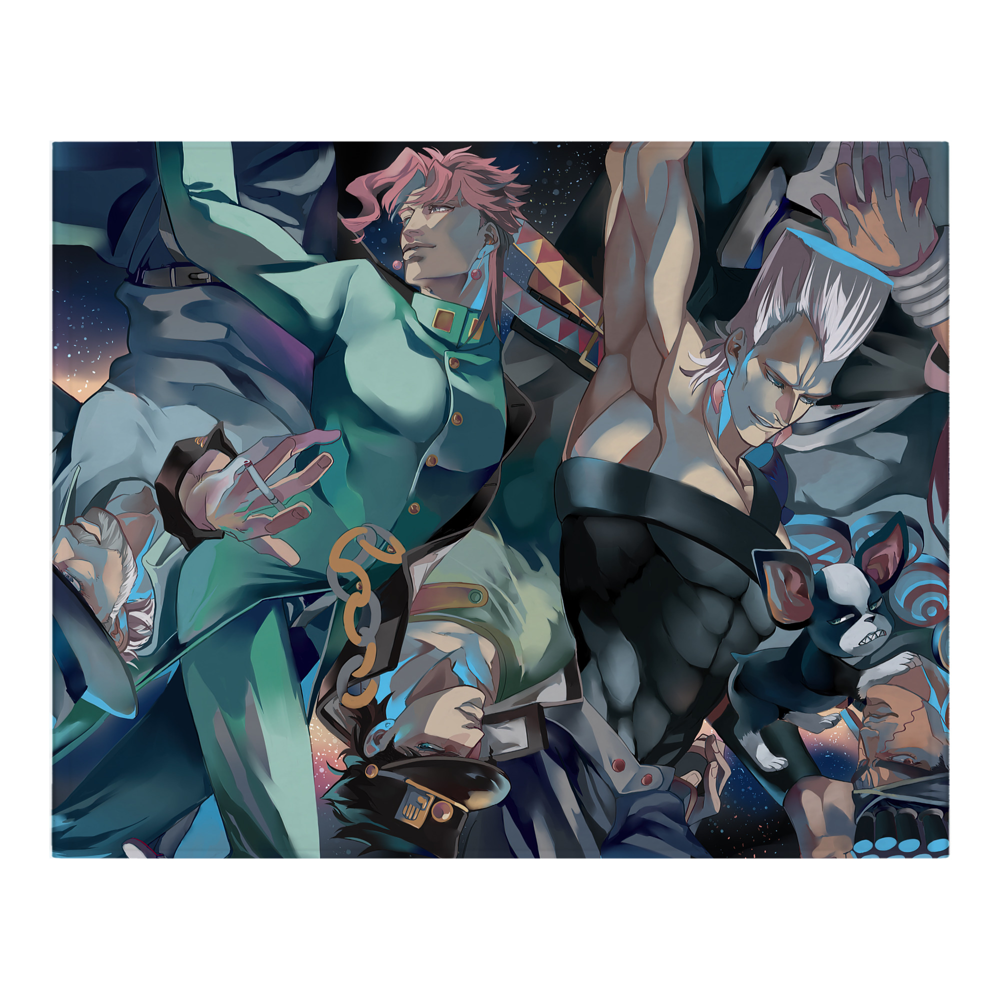 （画像用） ジョジョの奇妙な冒険 JoJo's Bizarre Adventure フランネルブランケット・多サイズ対応（横型）