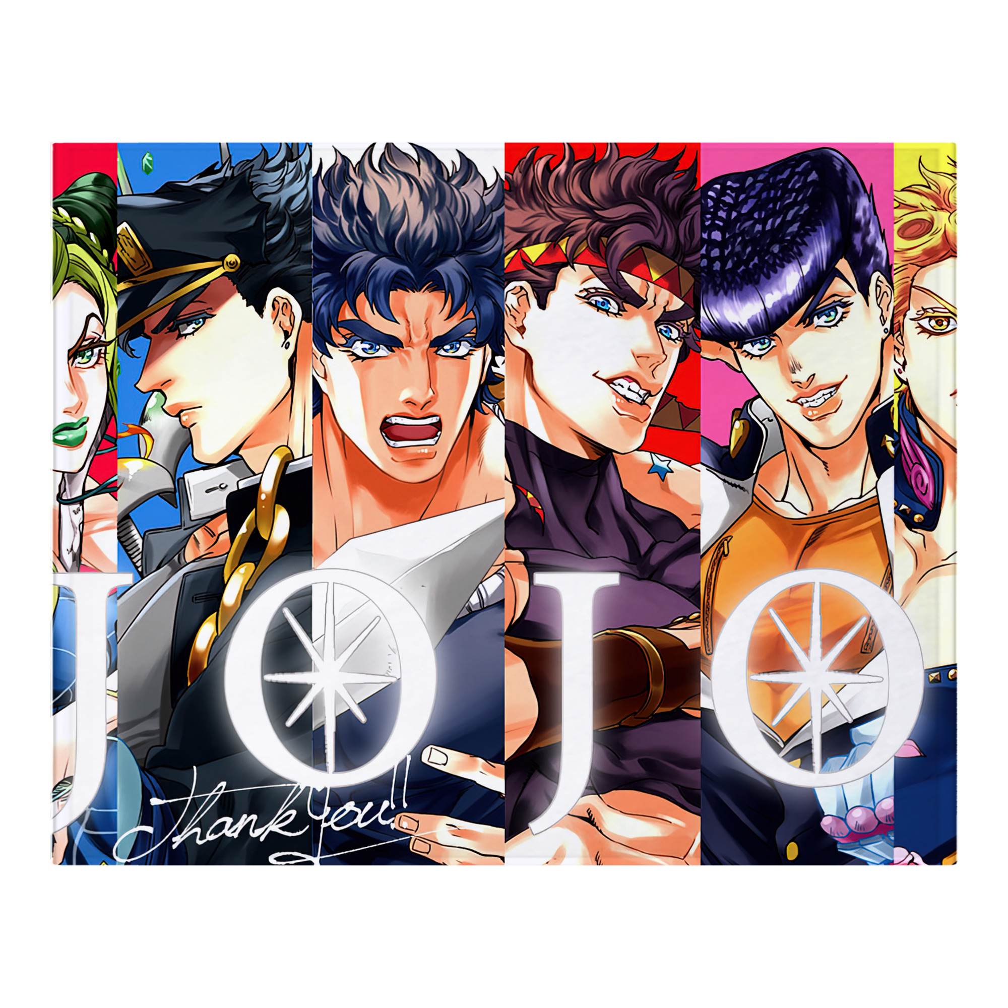 （画像用） ジョジョの奇妙な冒険 JoJo's Bizarre Adventure フランネルブランケット・多サイズ対応（横型）