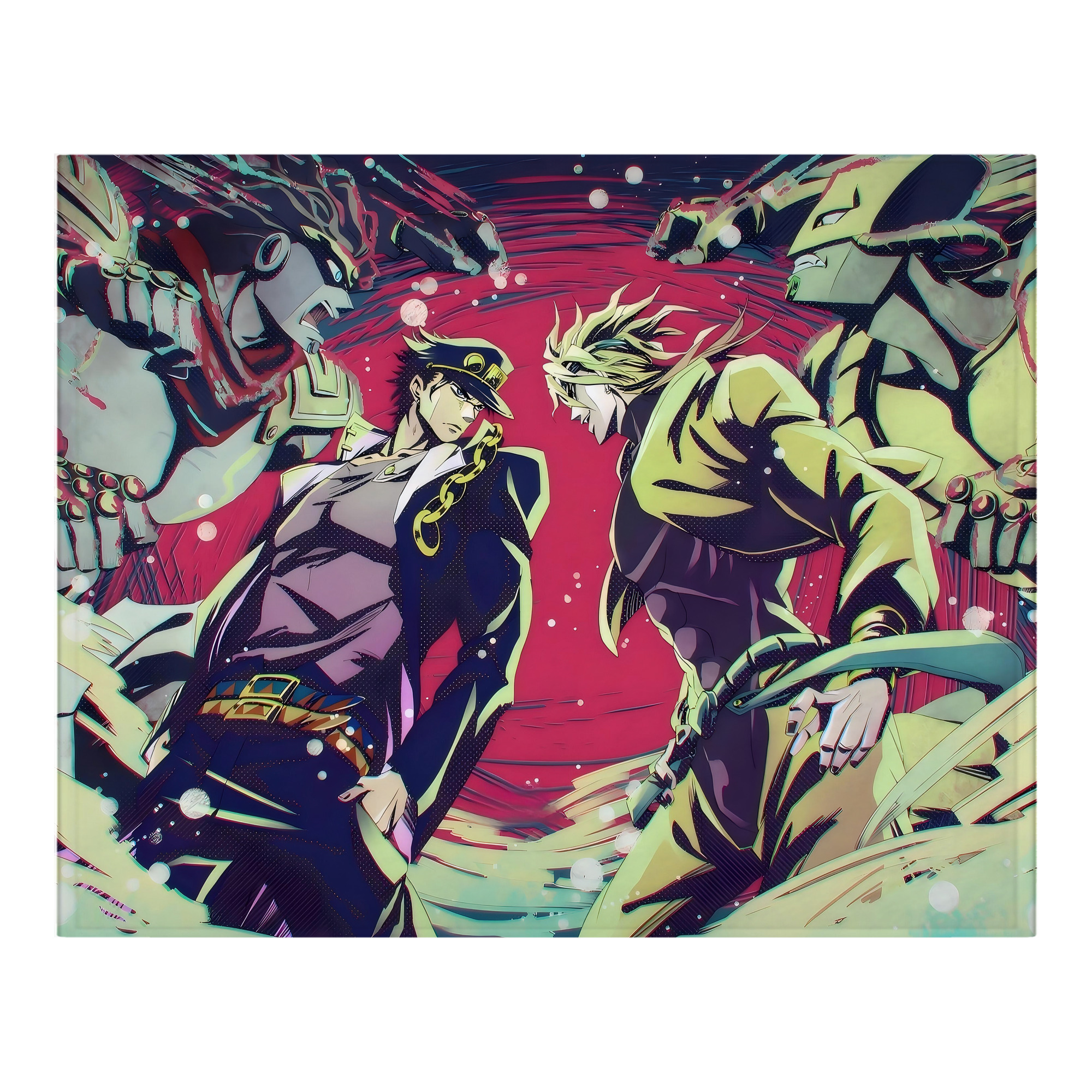 （画像用） ジョジョの奇妙な冒険 JoJo's Bizarre Adventure フランネルブランケット・多サイズ対応（横型）