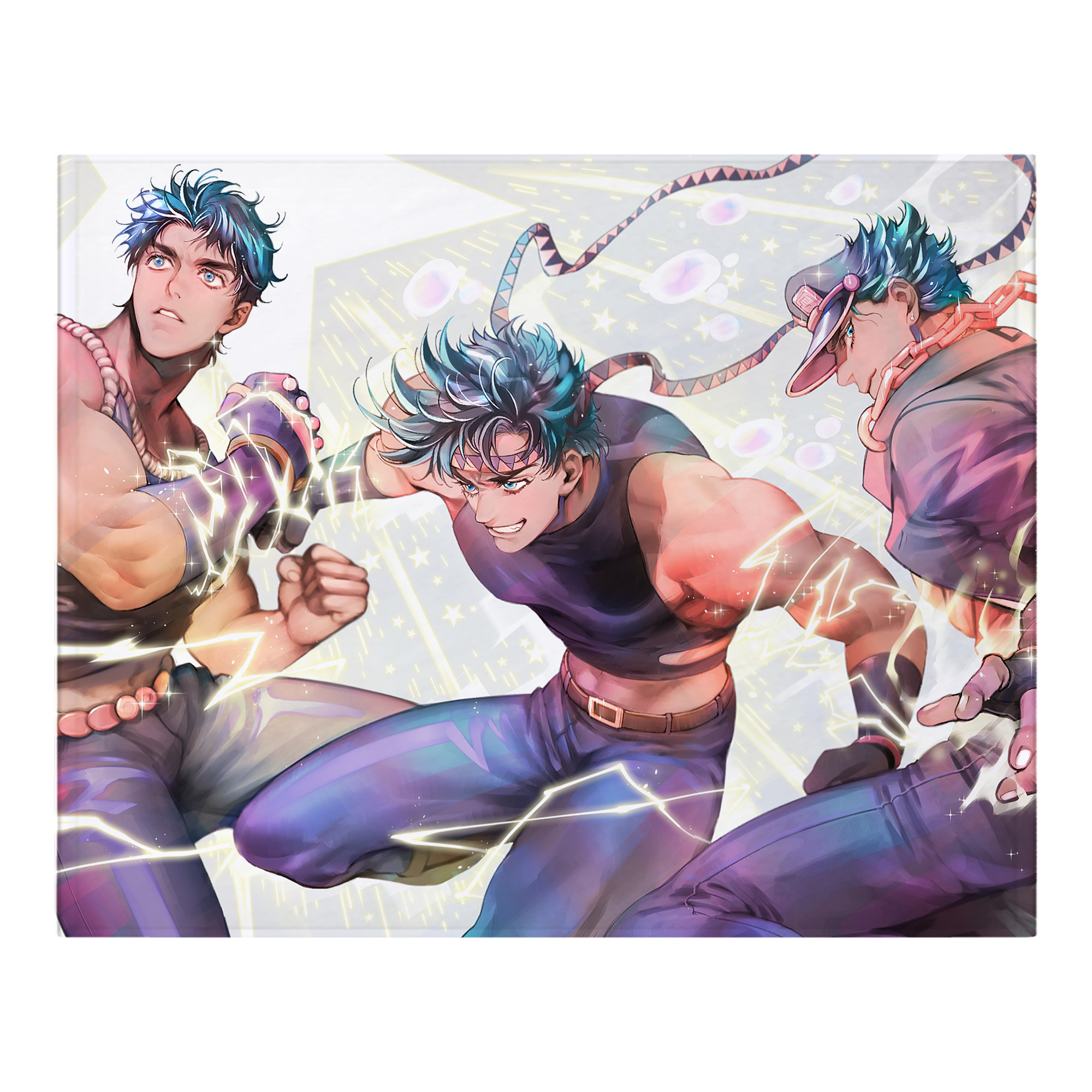 （画像用） ジョジョの奇妙な冒険 JoJo's Bizarre Adventure フランネルブランケット・多サイズ対応（横型）