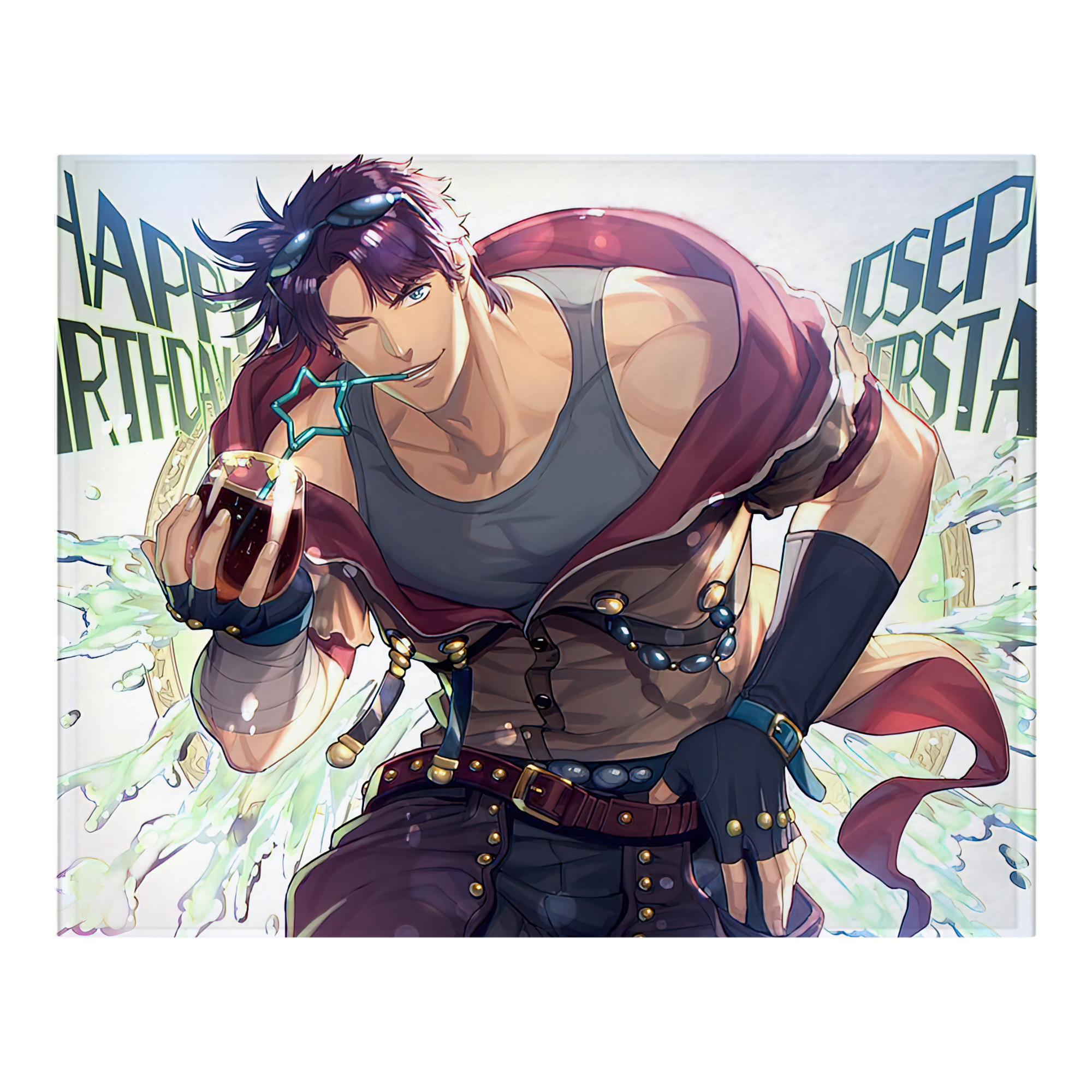 （画像用） ジョジョの奇妙な冒険 JoJo's Bizarre Adventure フランネルブランケット・多サイズ対応（横型）