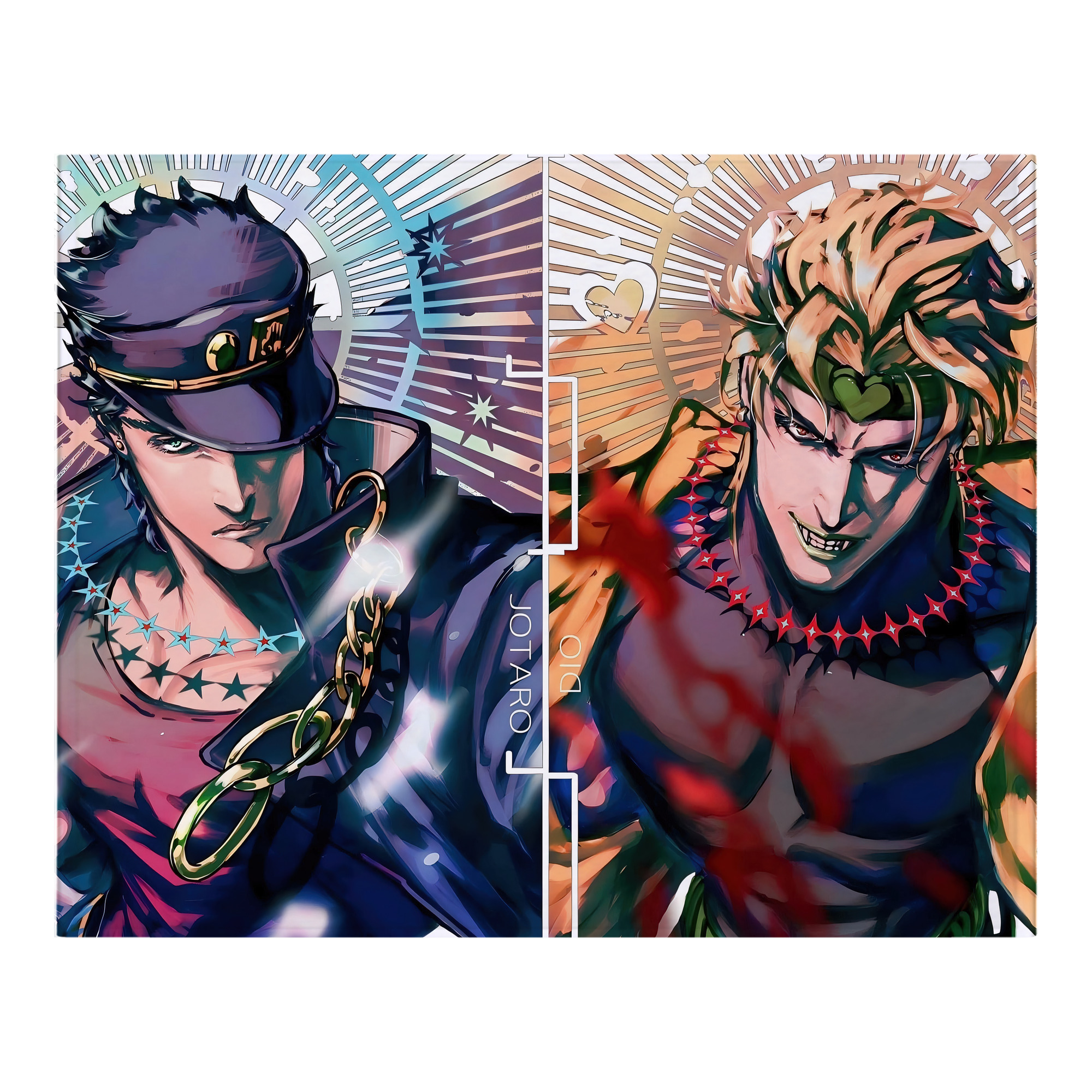 （画像用） ジョジョの奇妙な冒険 JoJo's Bizarre Adventure フランネルブランケット・多サイズ対応（横型）