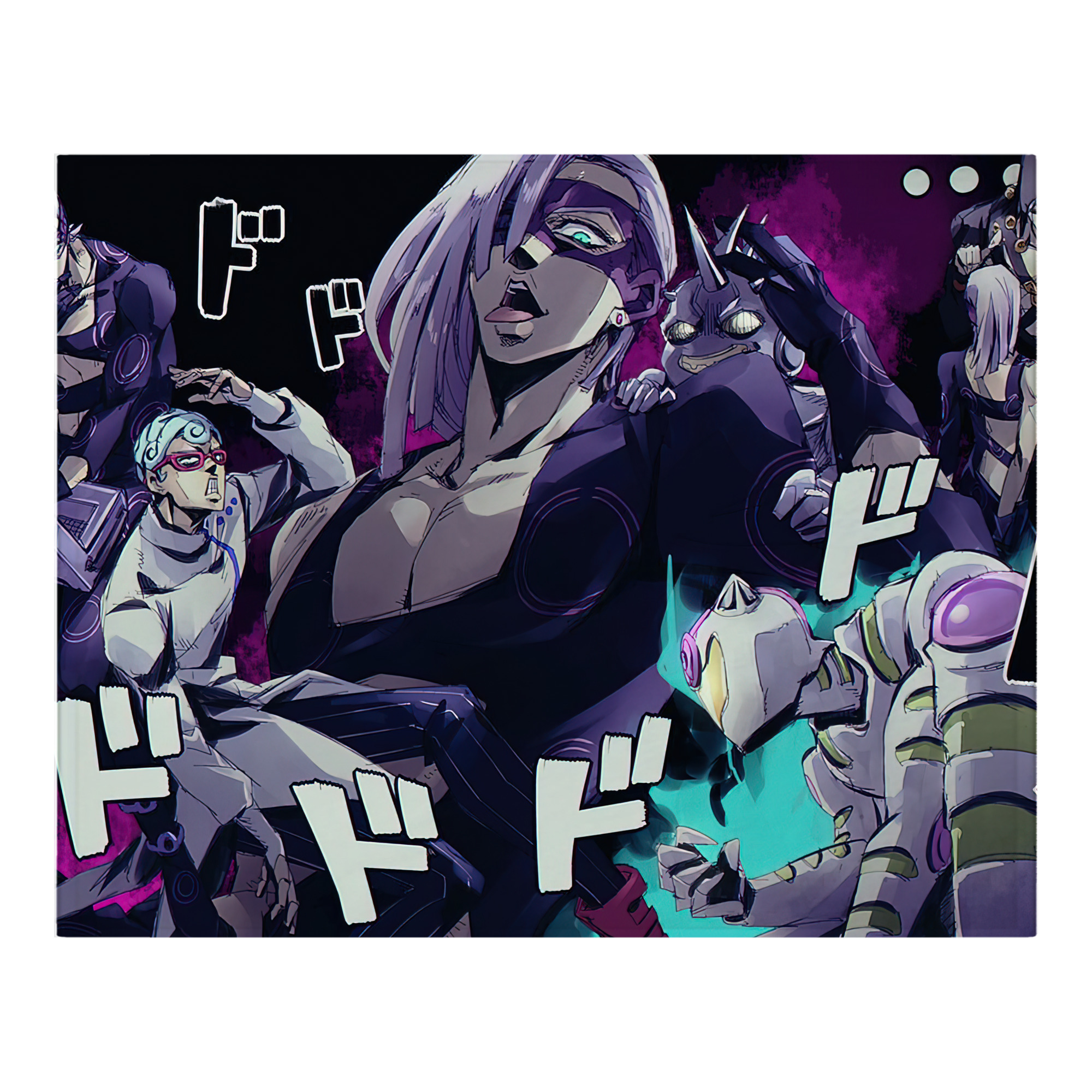 （画像用） ジョジョの奇妙な冒険 JoJo's Bizarre Adventure フランネルブランケット・多サイズ対応（横型）