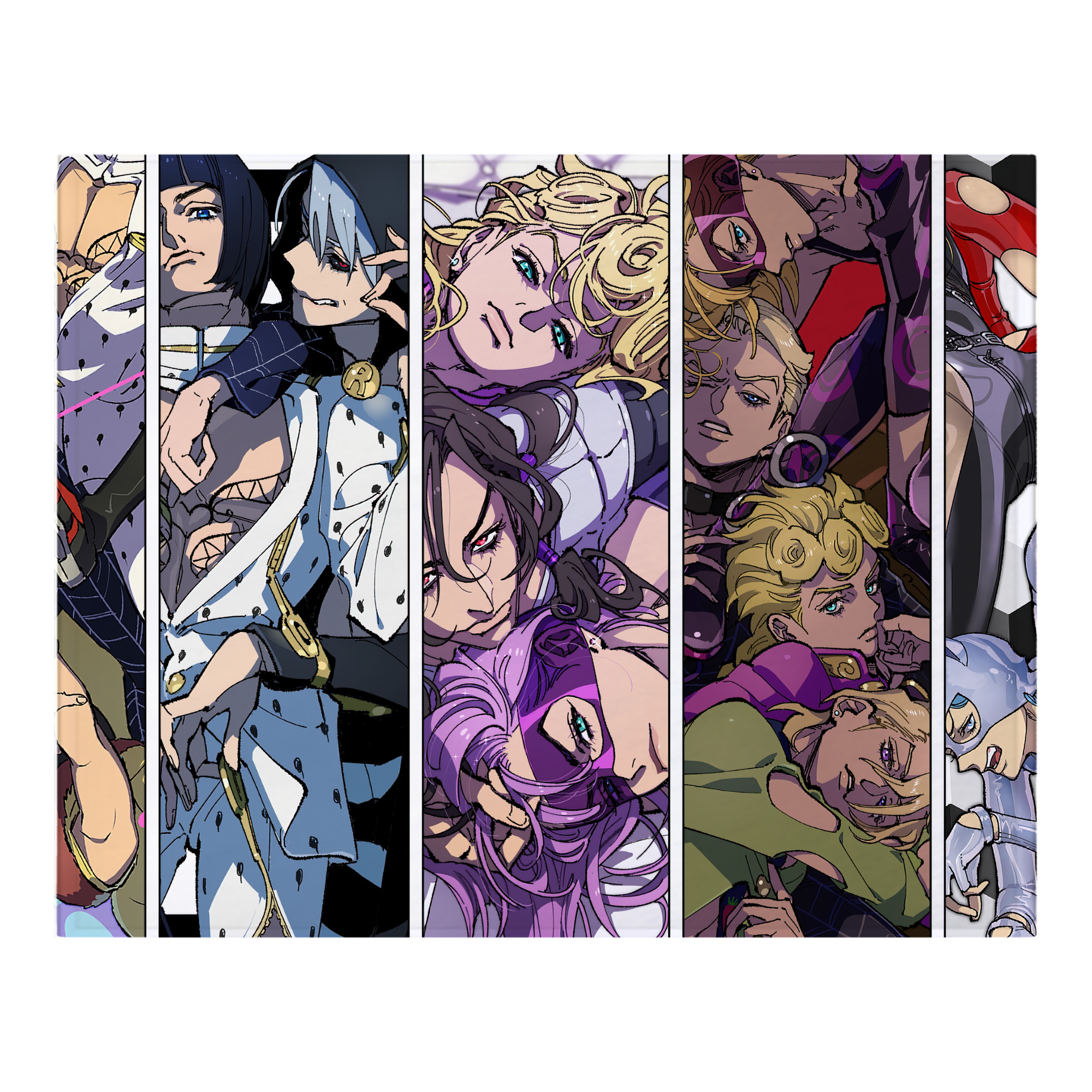 （画像用） ジョジョの奇妙な冒険 JoJo's Bizarre Adventure フランネルブランケット・多サイズ対応（横型）