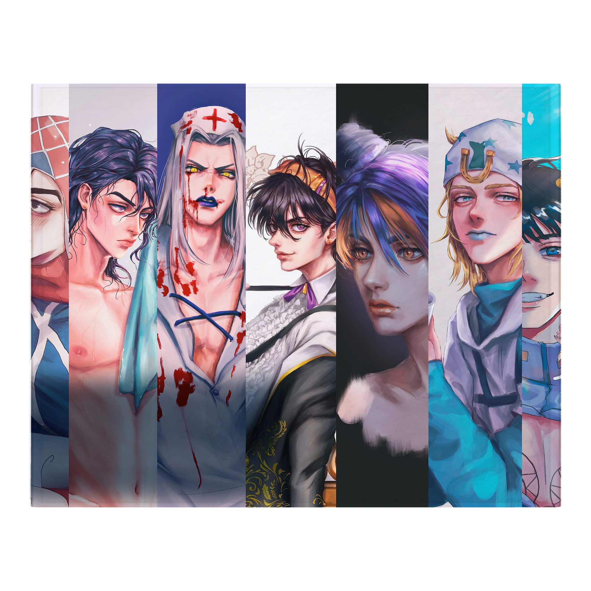 （画像用） ジョジョの奇妙な冒険 JoJo's Bizarre Adventure フランネルブランケット・多サイズ対応（横型）
