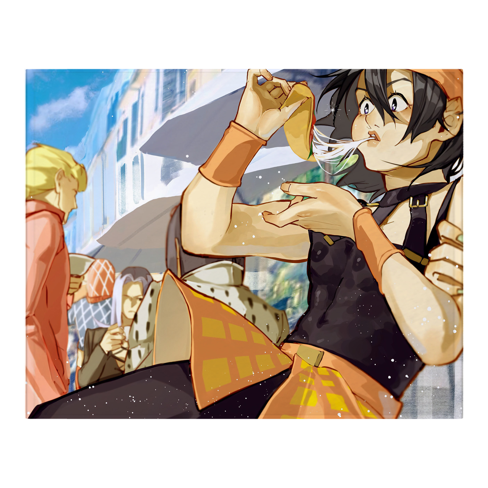 （画像用） ジョジョの奇妙な冒険 JoJo's Bizarre Adventure フランネルブランケット・多サイズ対応（横型）
