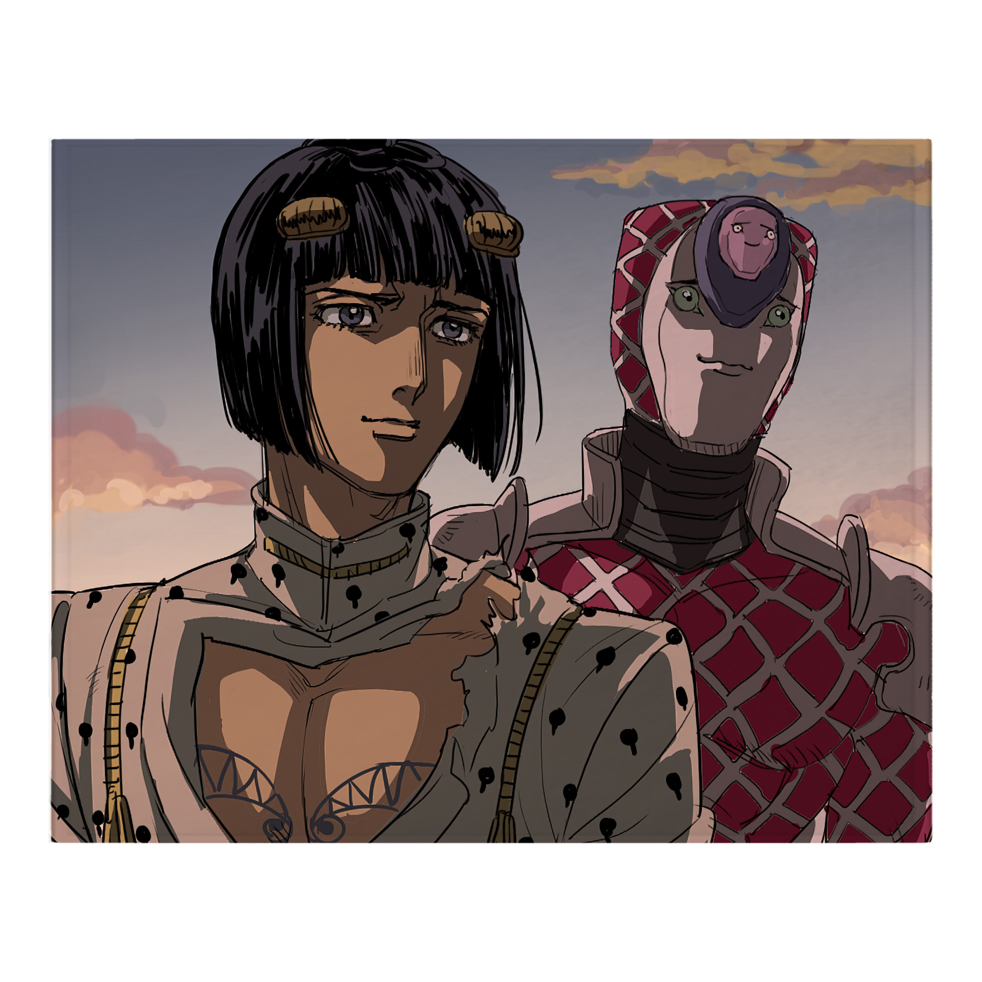 （画像用） ジョジョの奇妙な冒険 JoJo's Bizarre Adventure フランネルブランケット・多サイズ対応（横型）