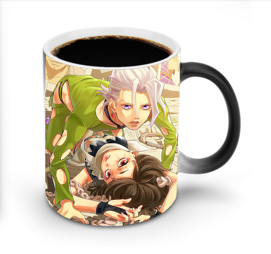 （画像用） ジョジョの奇妙な冒険 JoJo's Bizarre Adventure 温度変色マグカップ