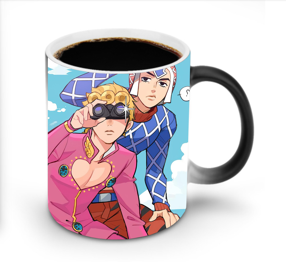 （画像用） ジョジョの奇妙な冒険 JoJo's Bizarre Adventure 温度変色マグカップ