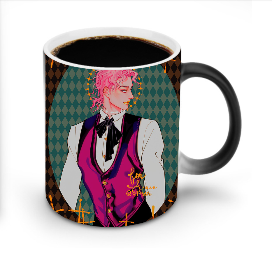 （画像用） ジョジョの奇妙な冒険 JoJo's Bizarre Adventure 温度変色マグカップ