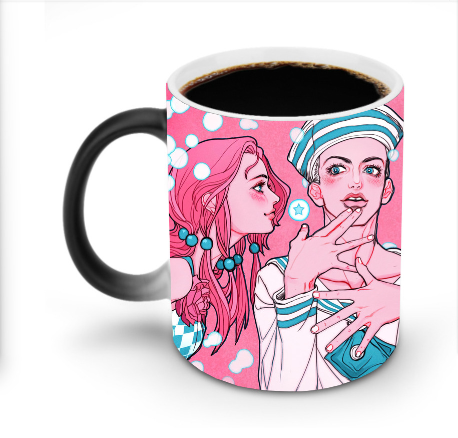 （画像用） ジョジョの奇妙な冒険 JoJo's Bizarre Adventure 温度変色マグカップ