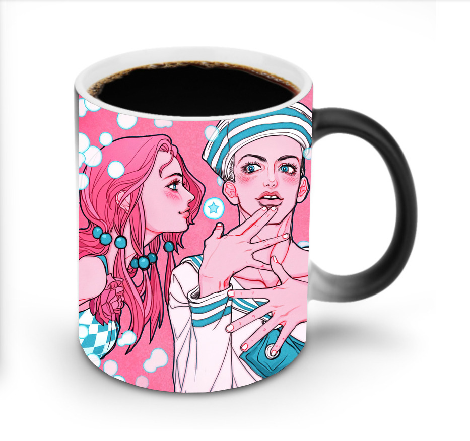 （画像用） ジョジョの奇妙な冒険 JoJo's Bizarre Adventure 温度変色マグカップ
