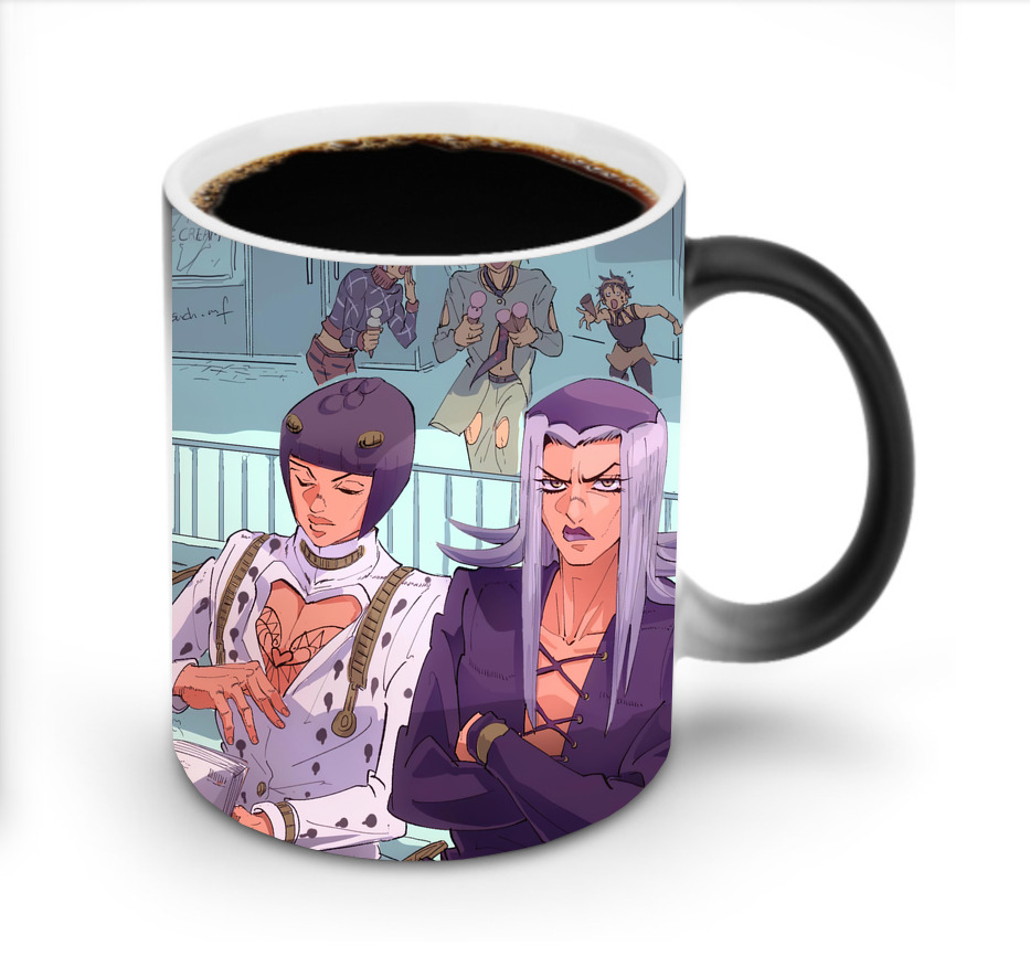 （画像用） ジョジョの奇妙な冒険 JoJo's Bizarre Adventure 温度変色マグカップ
