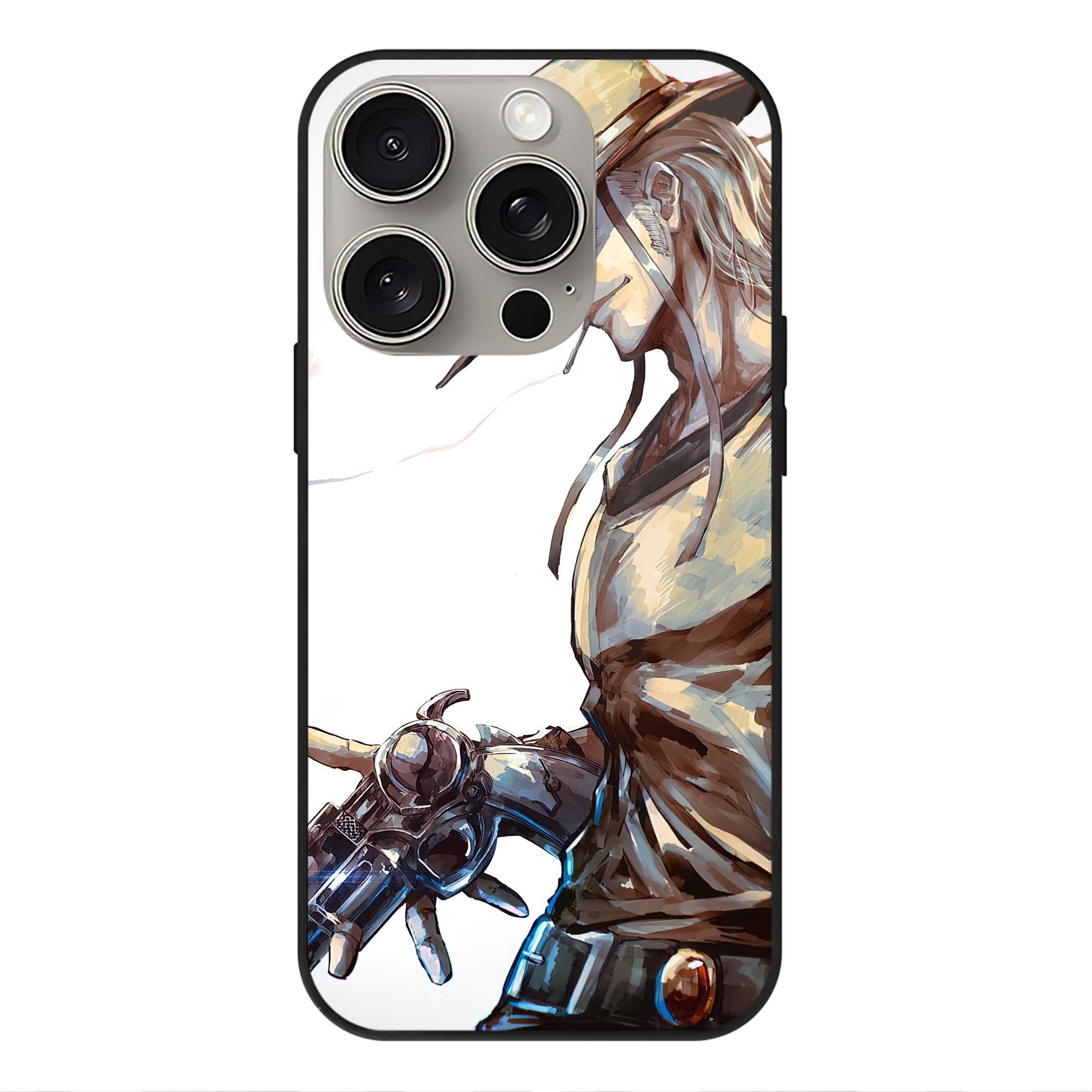 （画像用） ジョジョの奇妙な冒険 JoJo's Bizarre Adventure 【iPhone15Pro対応】スマホケース 耐衝撃＆黄変防止 背面ガラス