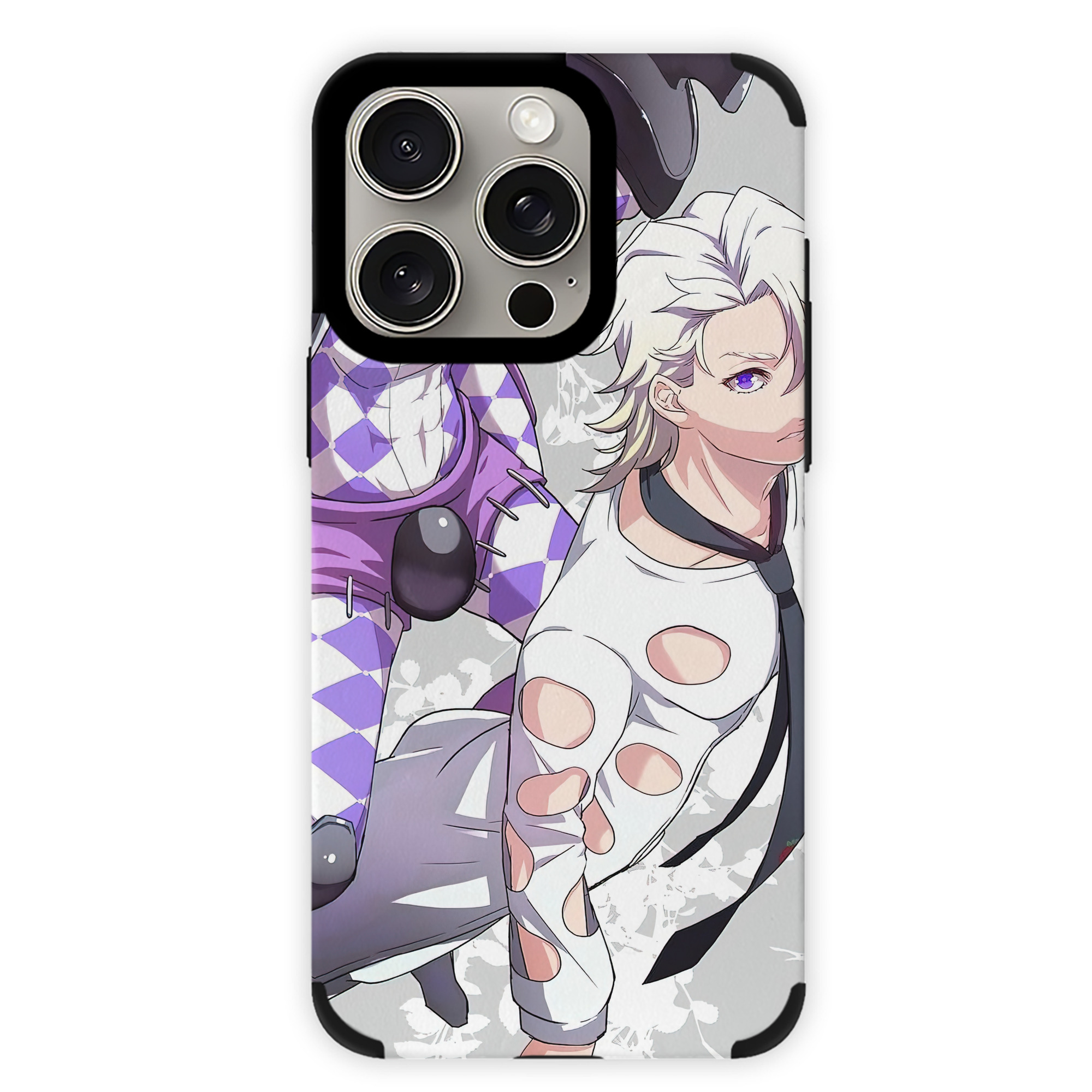 （画像用） ジョジョの奇妙な冒険 JoJo's Bizarre Adventure 【iPhone15ProMax対応】 PUレザー スマホケース 耐衝撃＆黄変防止