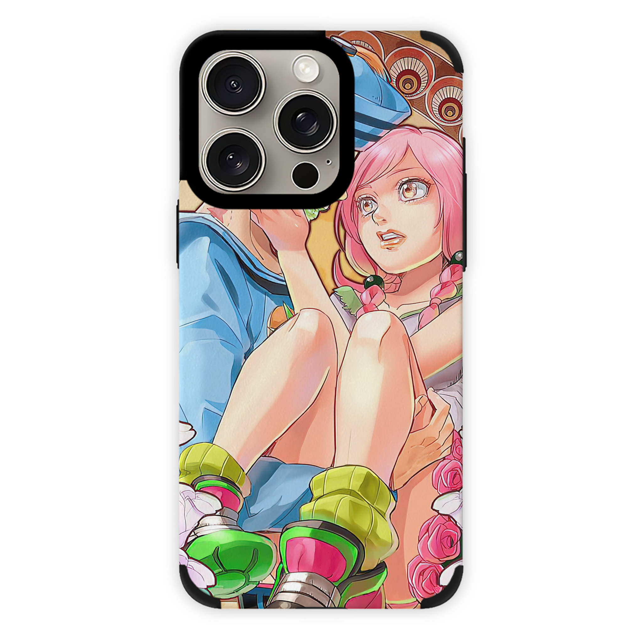（画像用） ジョジョの奇妙な冒険 JoJo's Bizarre Adventure 【iPhone15ProMax対応】 PUレザー スマホケース 耐衝撃＆黄変防止