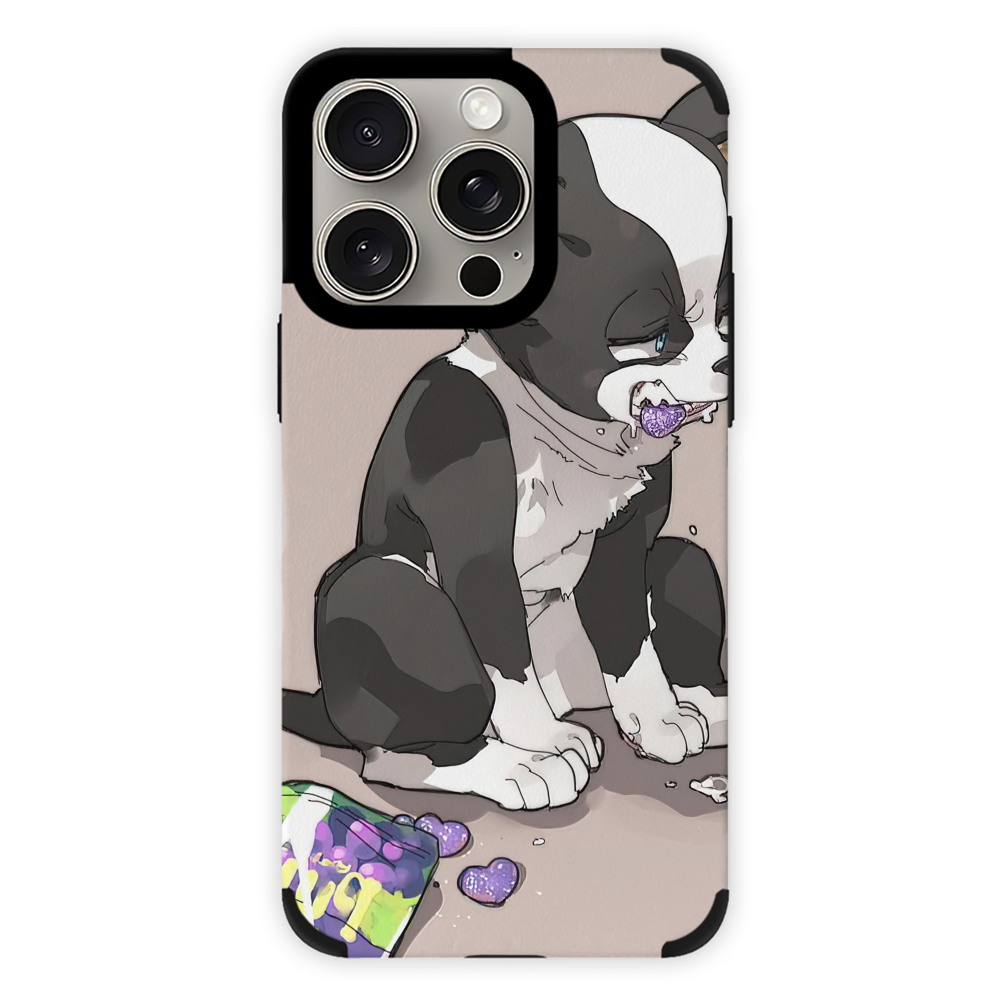 （画像用） ジョジョの奇妙な冒険 JoJo's Bizarre Adventure 【iPhone15ProMax対応】 PUレザー スマホケース 耐衝撃＆黄変防止